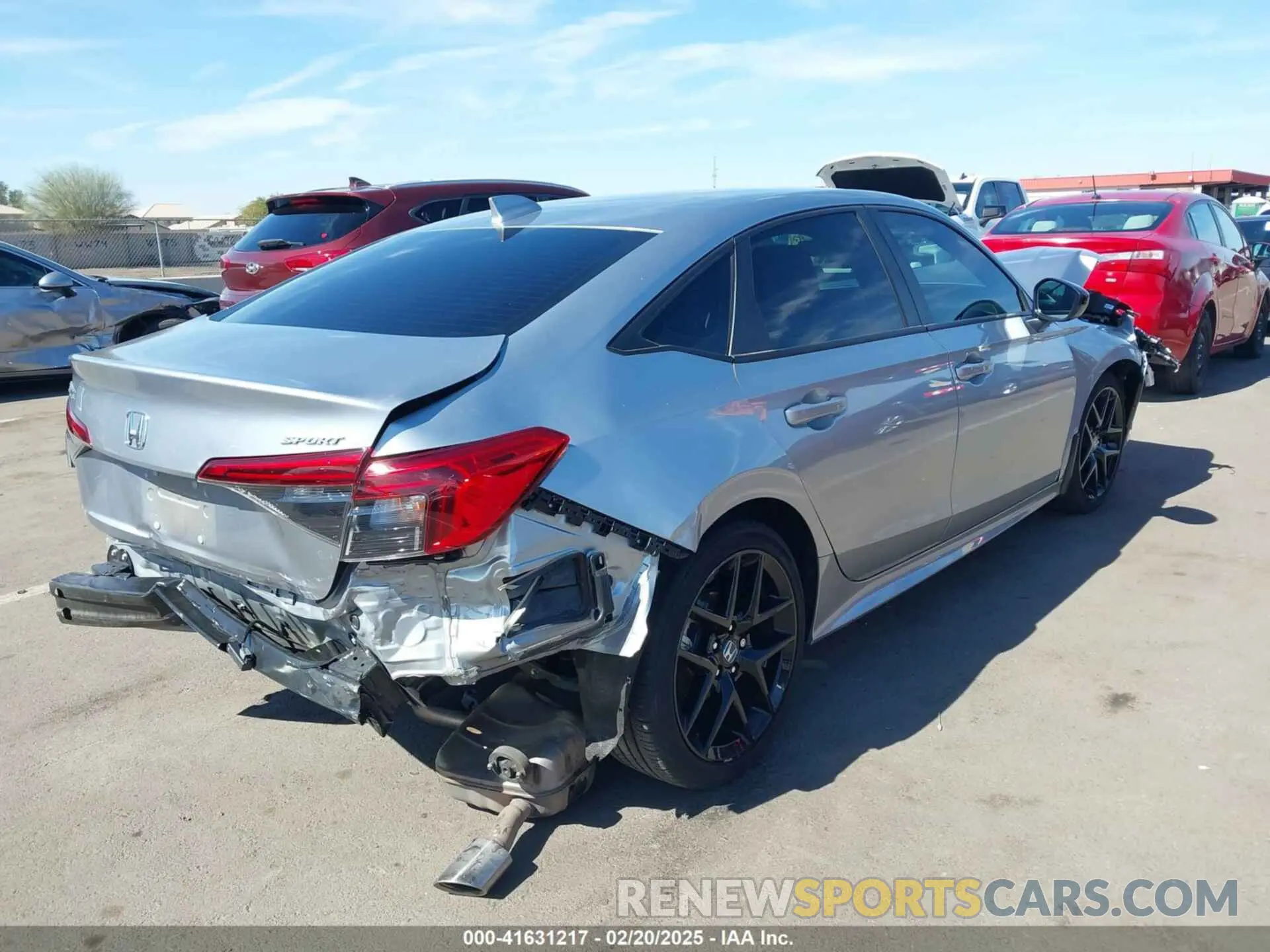 4 Photograph of a damaged car 2HGFE2F51PH552334 HONDA CIVIC 2023