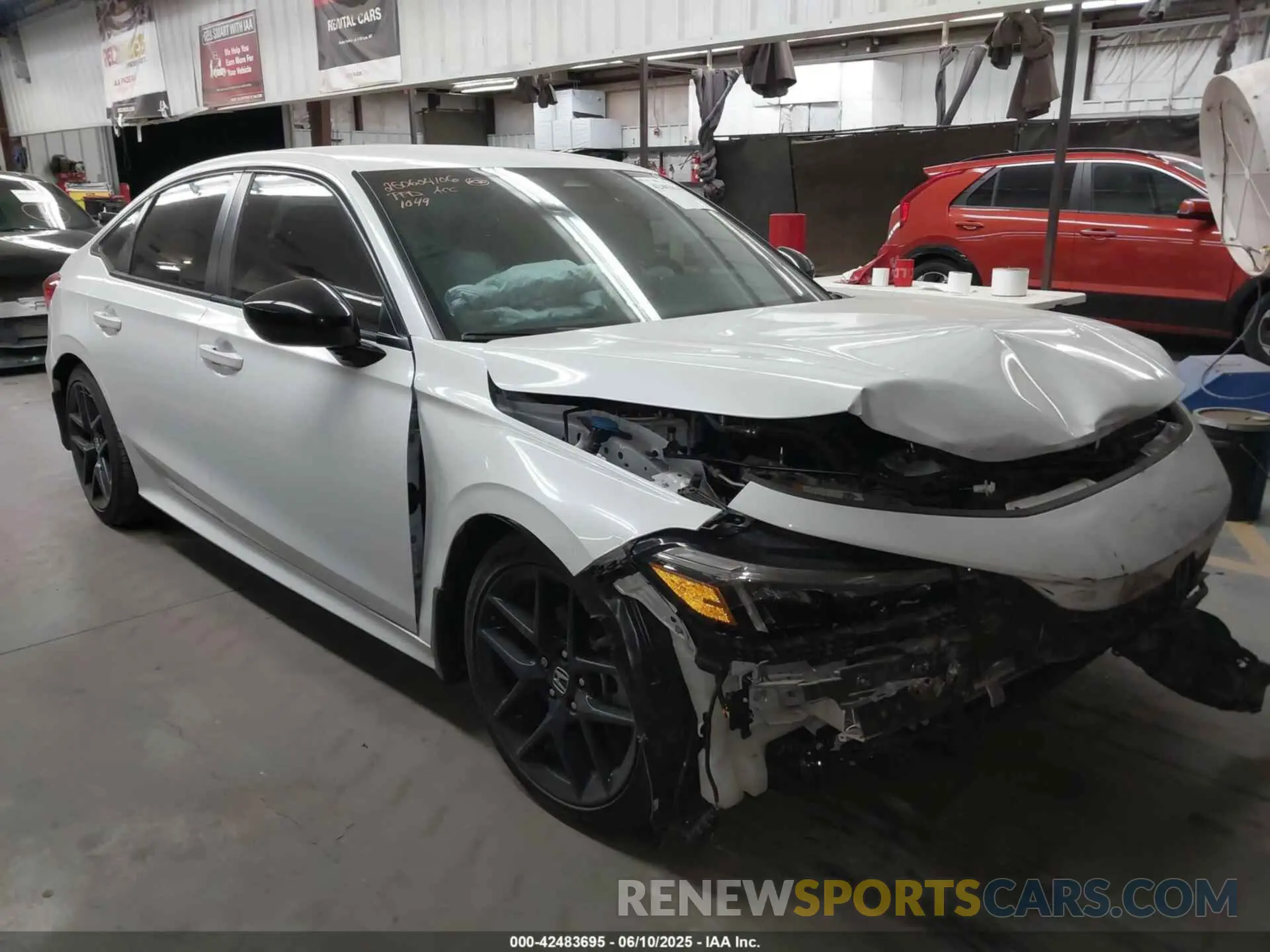 1 Photograph of a damaged car 2HGFE2F52PH531718 HONDA CIVIC 2023