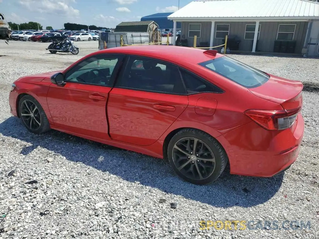 2 Photograph of a damaged car 2HGFE2F52PH541696 HONDA CIVIC 2023
