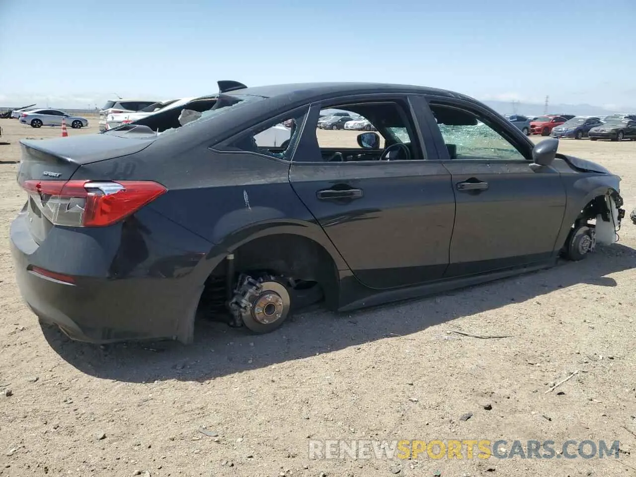 3 Photograph of a damaged car 2HGFE2F53PH558023 HONDA CIVIC 2023