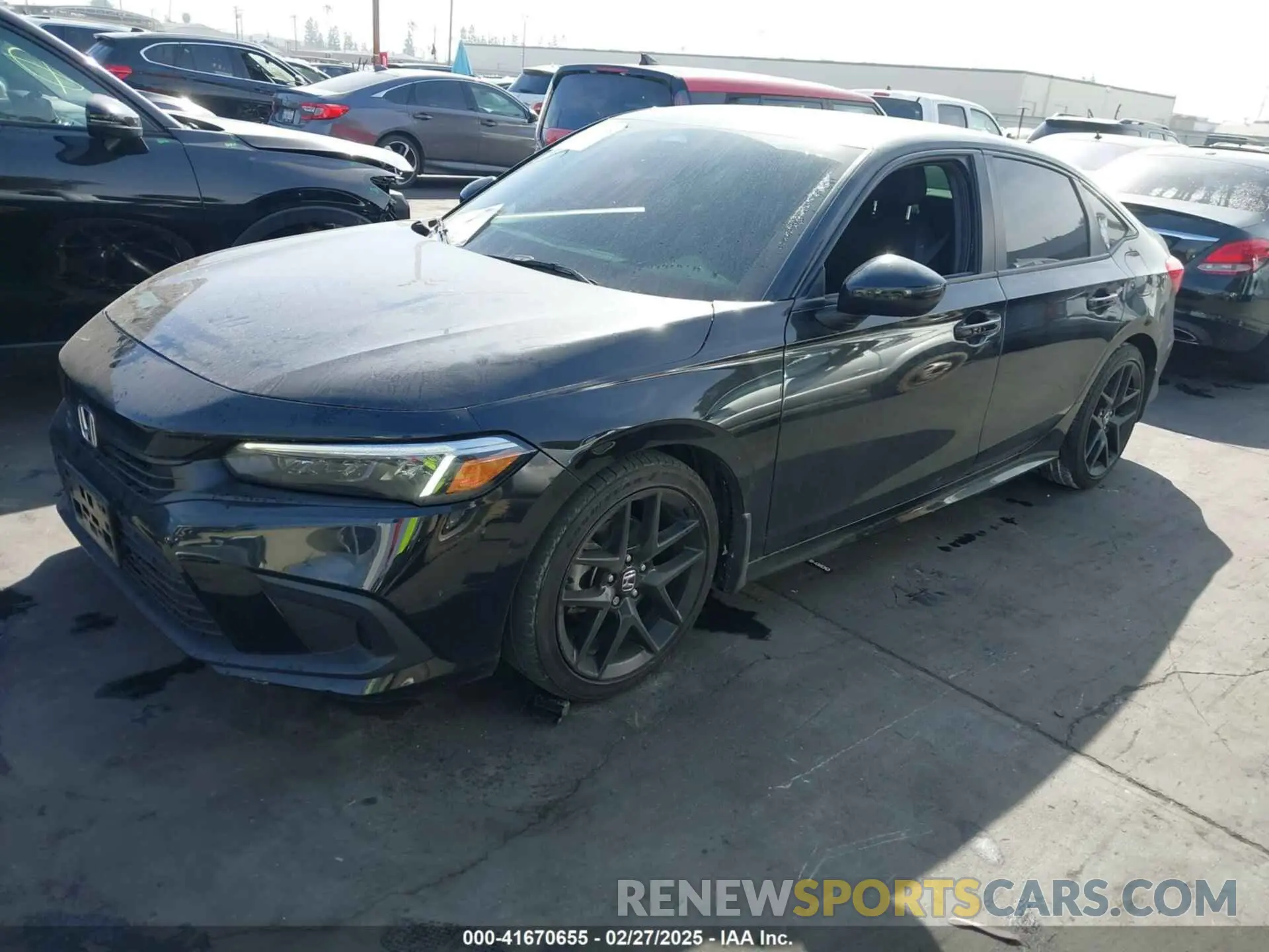 2 Photograph of a damaged car 2HGFE2F54PH513480 HONDA CIVIC 2023