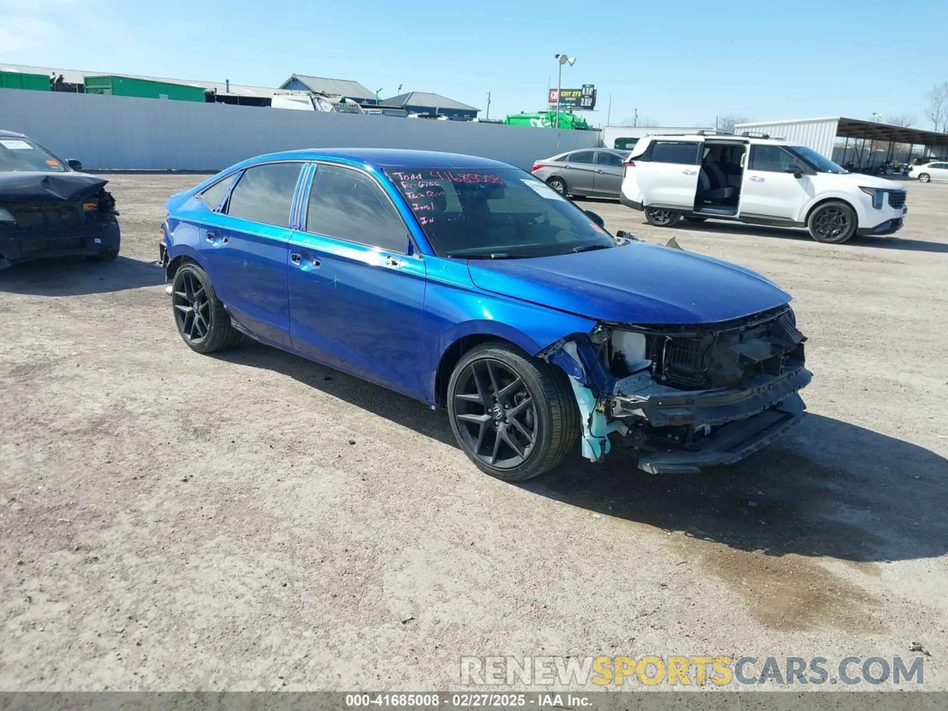 1 Photograph of a damaged car 2HGFE2F54PH551498 HONDA CIVIC 2023