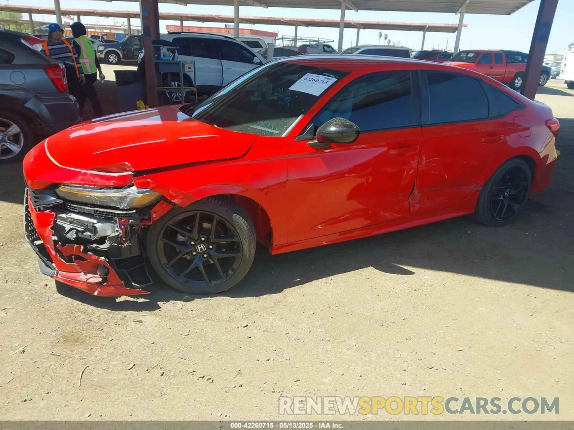 2 Photograph of a damaged car 2HGFE2F54PH551906 HONDA CIVIC 2023