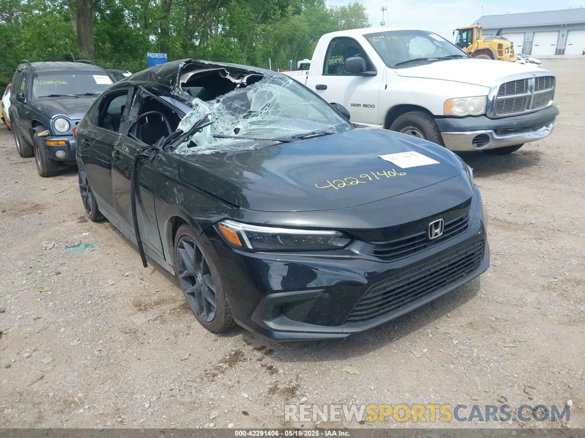 1 Photograph of a damaged car 2HGFE2F54PH552263 HONDA CIVIC 2023