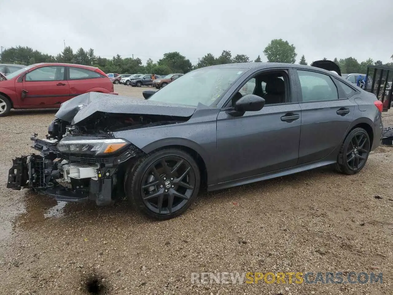 1 Photograph of a damaged car 2HGFE2F55PH553681 HONDA CIVIC 2023