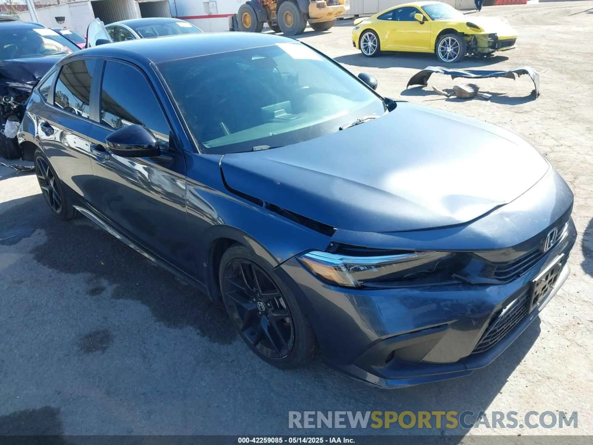 1 Photograph of a damaged car 2HGFE2F56PH521662 HONDA CIVIC 2023
