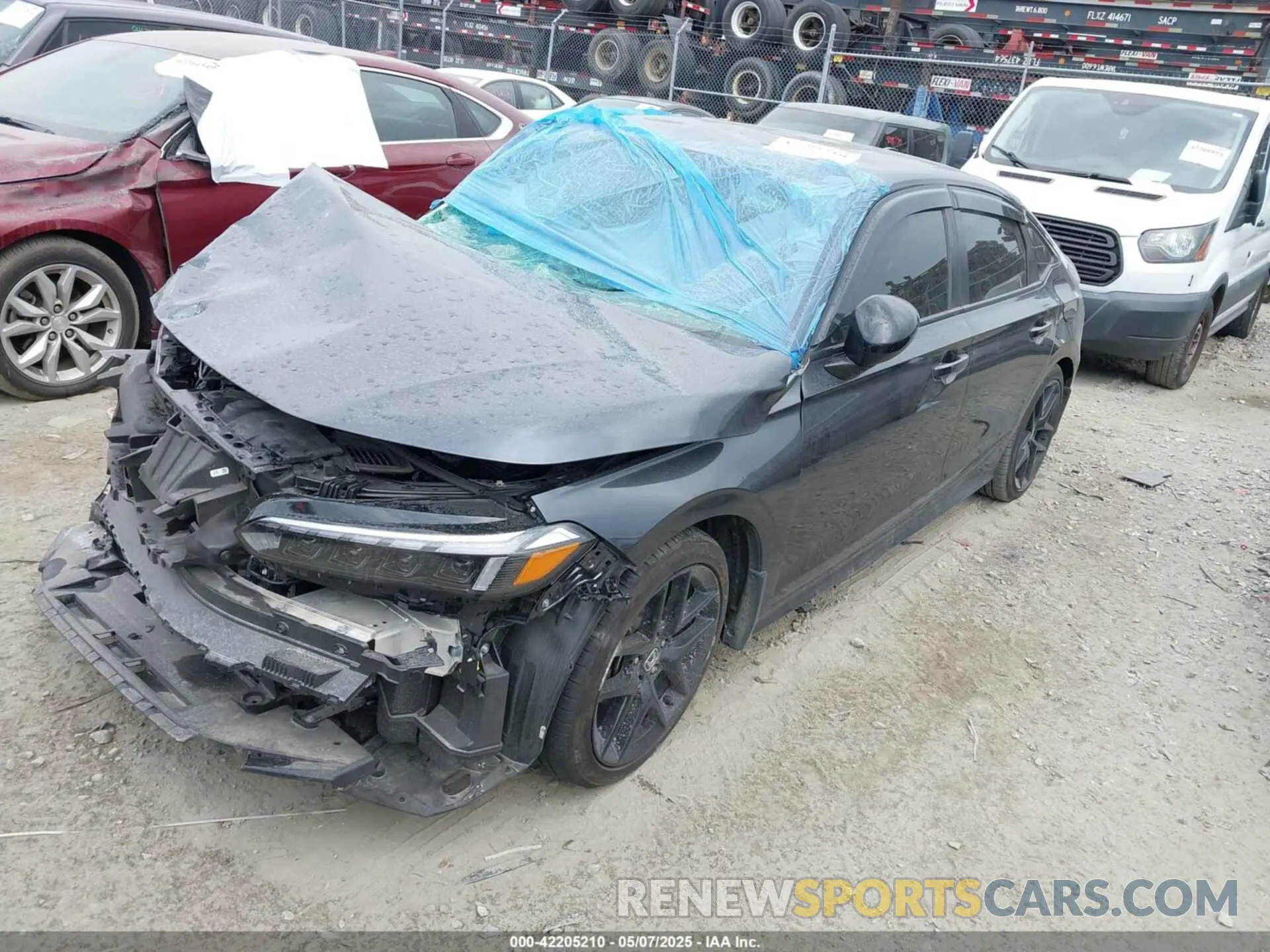 2 Photograph of a damaged car 2HGFE2F56PH521743 HONDA CIVIC 2023