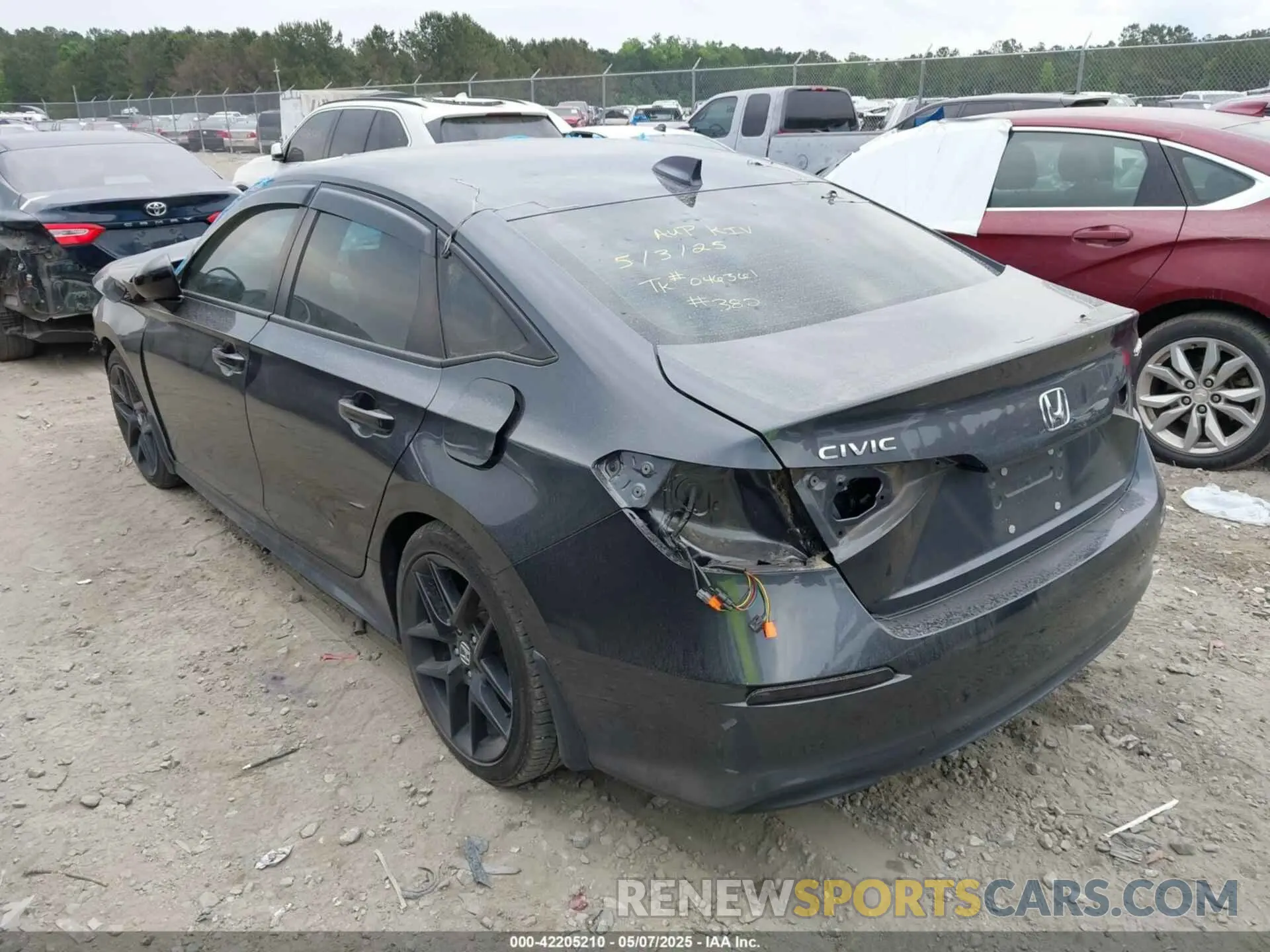 3 Photograph of a damaged car 2HGFE2F56PH521743 HONDA CIVIC 2023