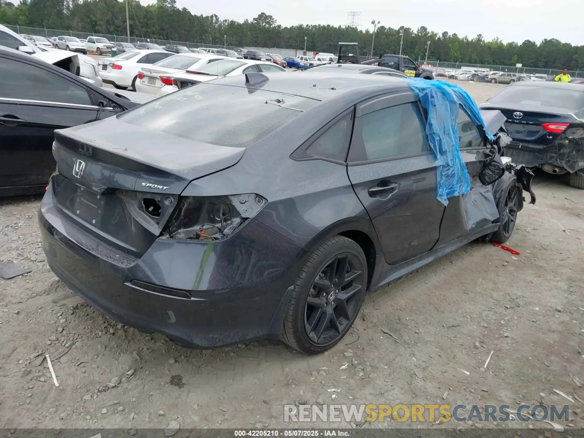 4 Photograph of a damaged car 2HGFE2F56PH521743 HONDA CIVIC 2023