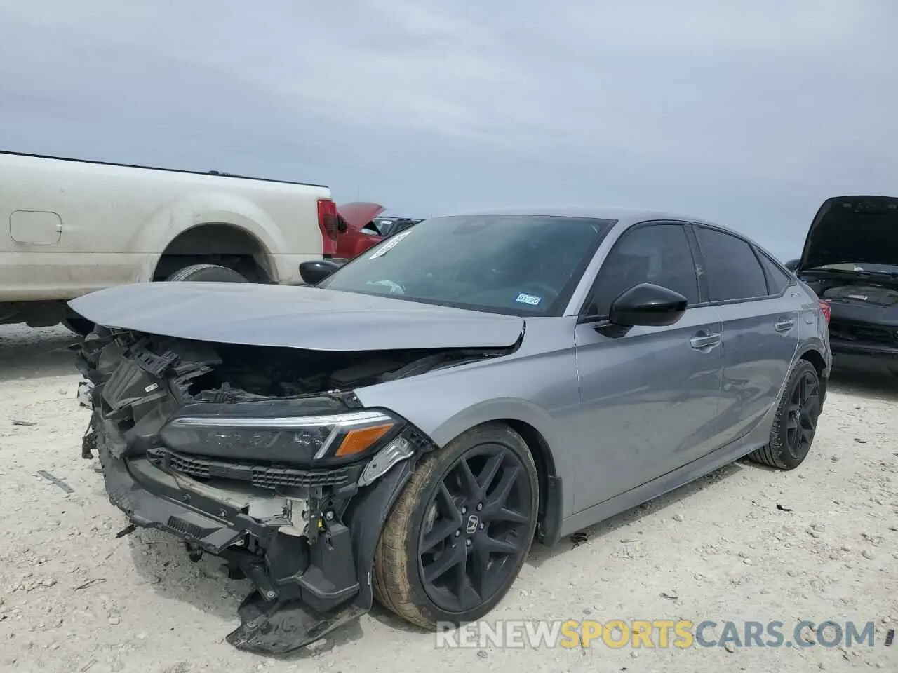1 Photograph of a damaged car 2HGFE2F57PH509181 HONDA CIVIC 2023