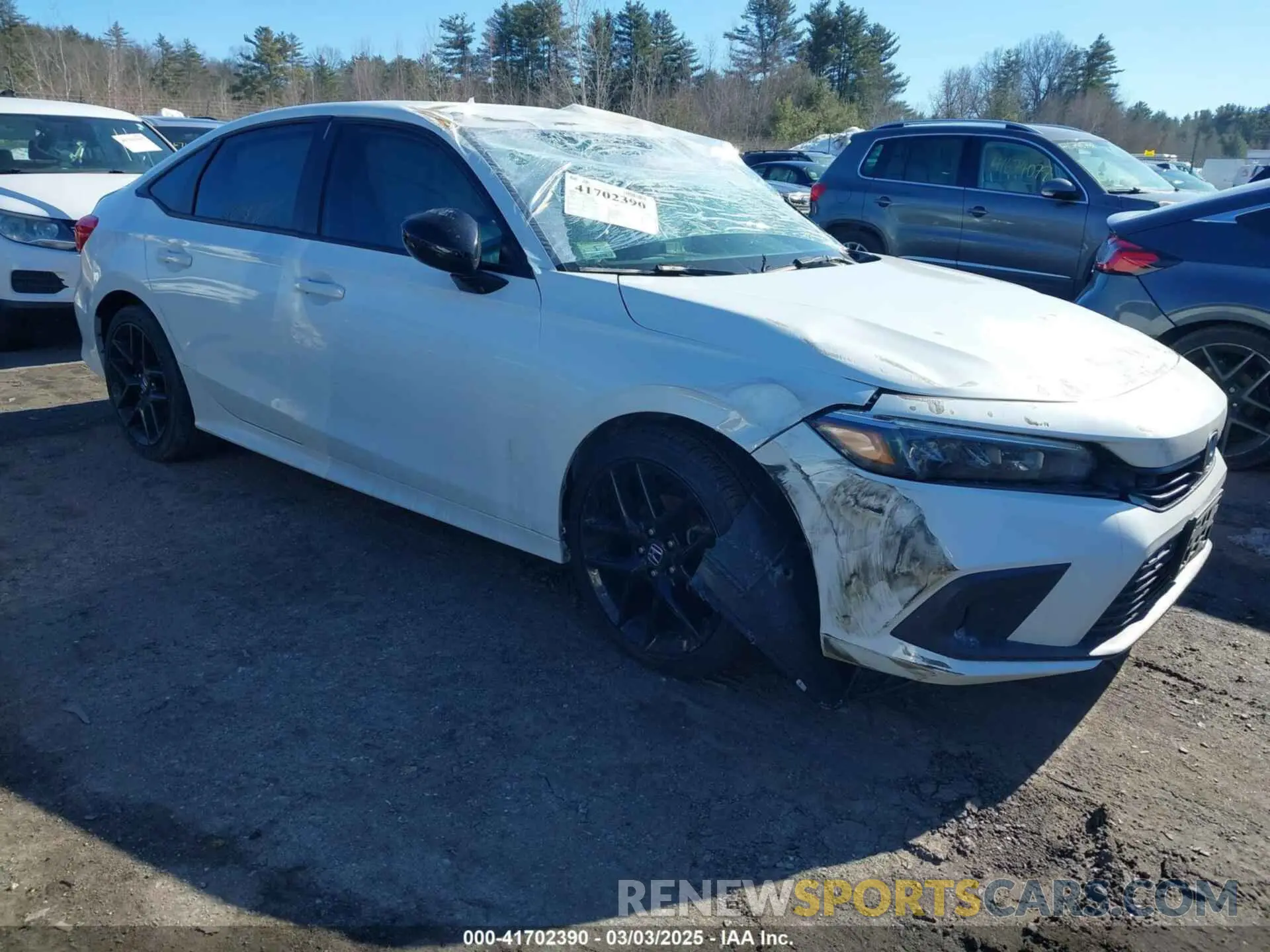 1 Photograph of a damaged car 2HGFE2F57PH510749 HONDA CIVIC 2023