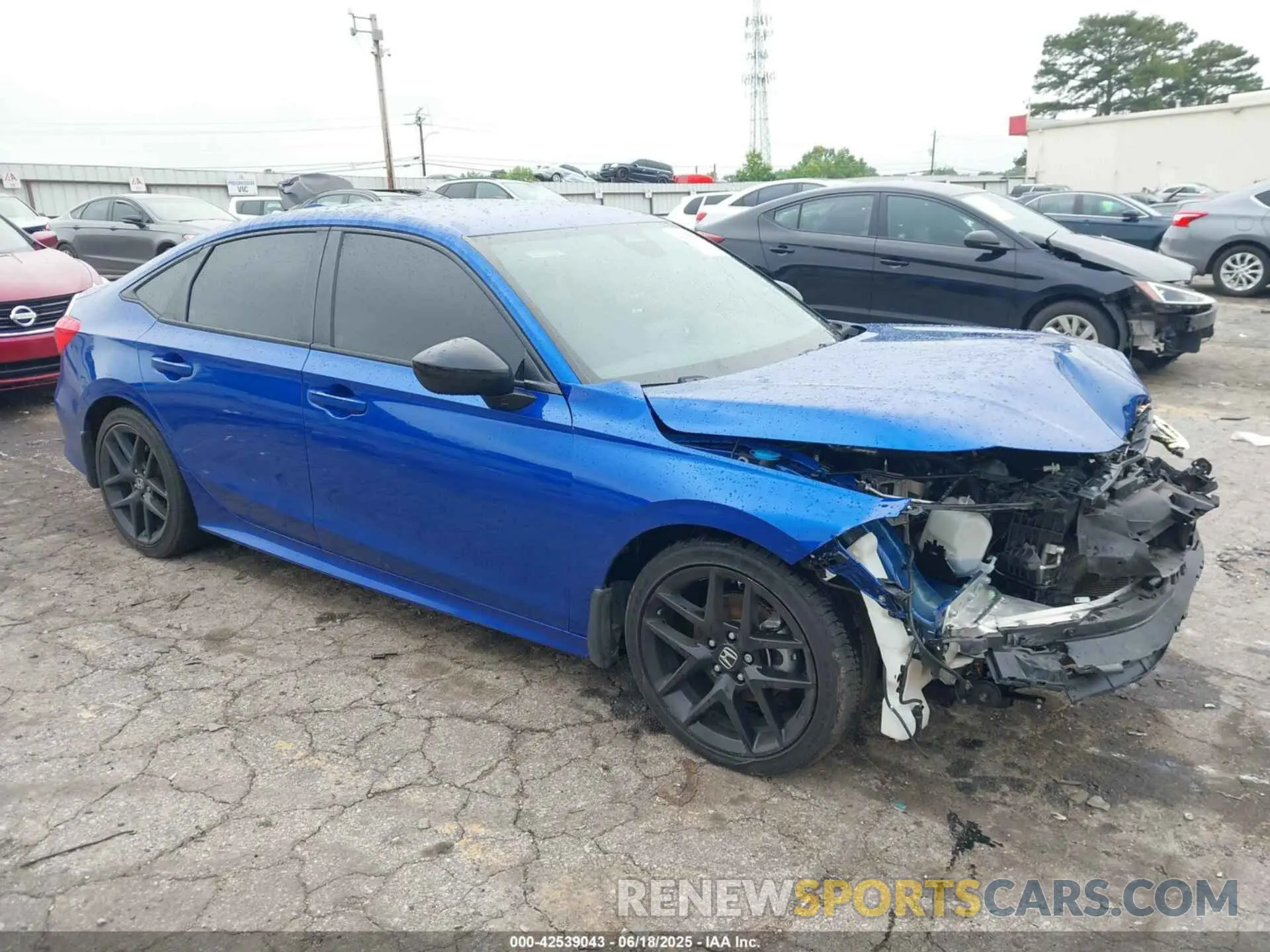 1 Photograph of a damaged car 2HGFE2F57PH543976 HONDA CIVIC 2023