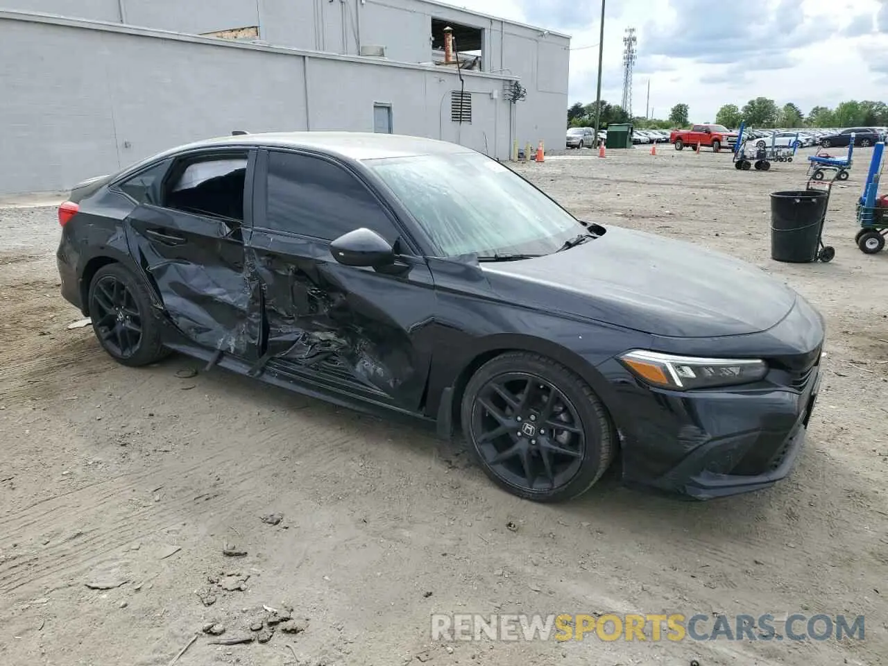 4 Photograph of a damaged car 2HGFE2F57PH549065 HONDA CIVIC 2023