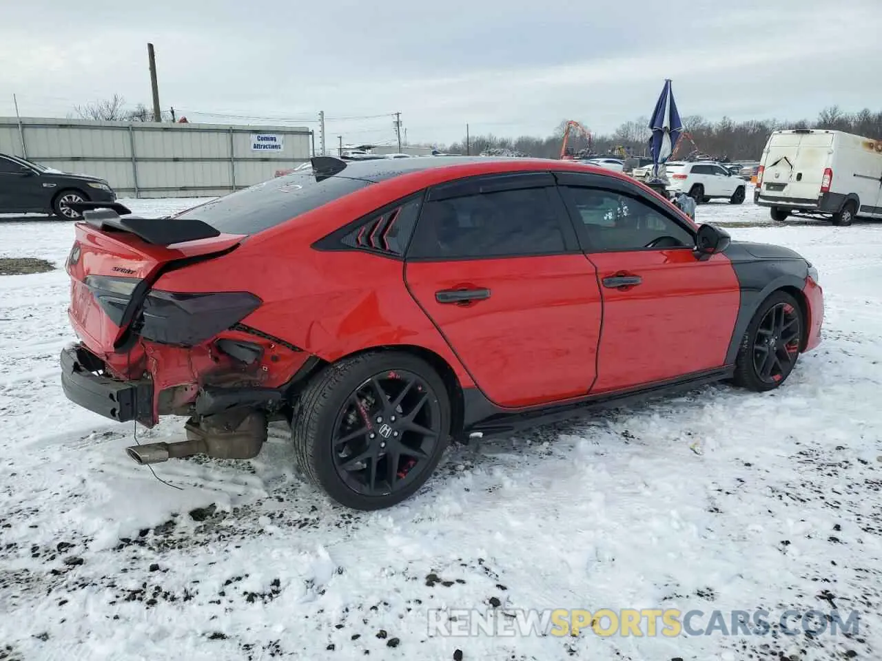 3 Фотография поврежденного автомобиля 2HGFE2F57PH564486 HONDA CIVIC 2023