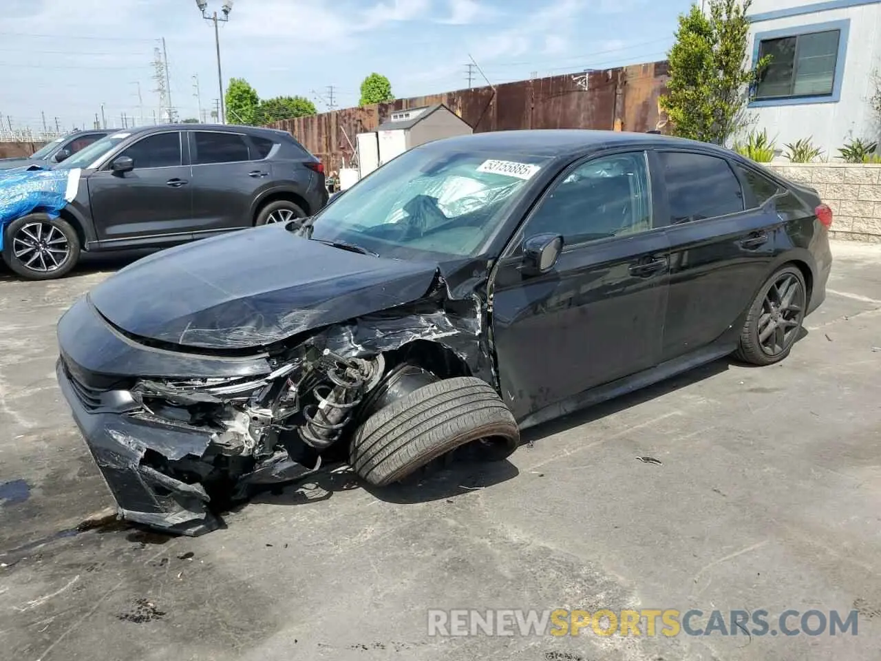 1 Photograph of a damaged car 2HGFE2F58PH550368 HONDA CIVIC 2023
