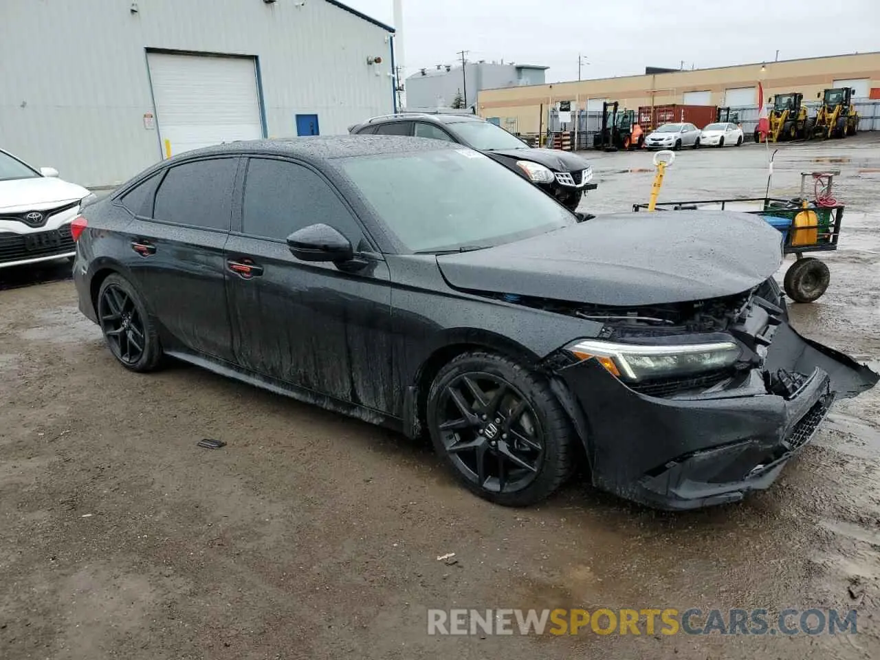 4 Photograph of a damaged car 2HGFE2F59PH108540 HONDA CIVIC 2023