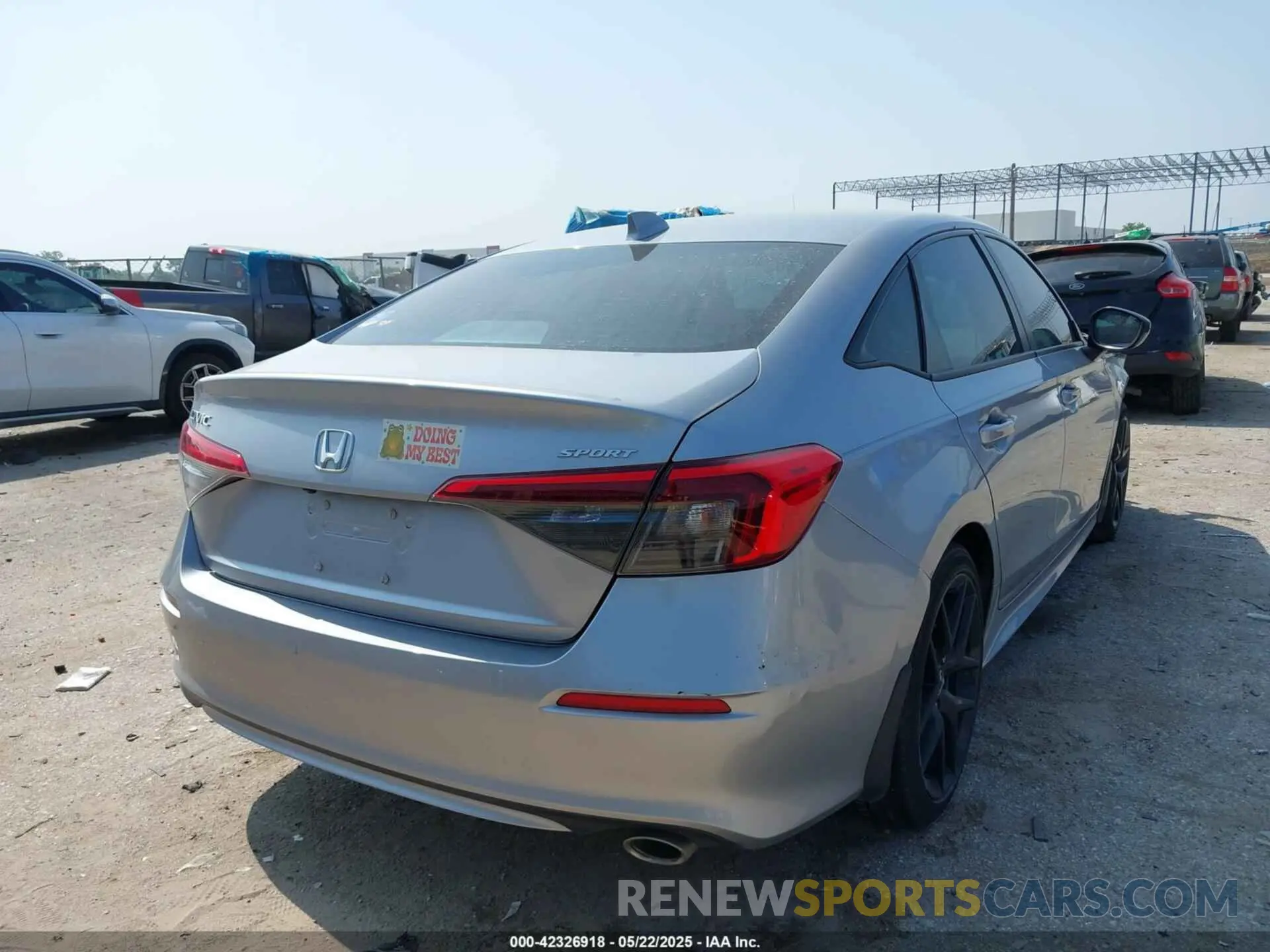 4 Photograph of a damaged car 2HGFE2F59PH504113 HONDA CIVIC 2023