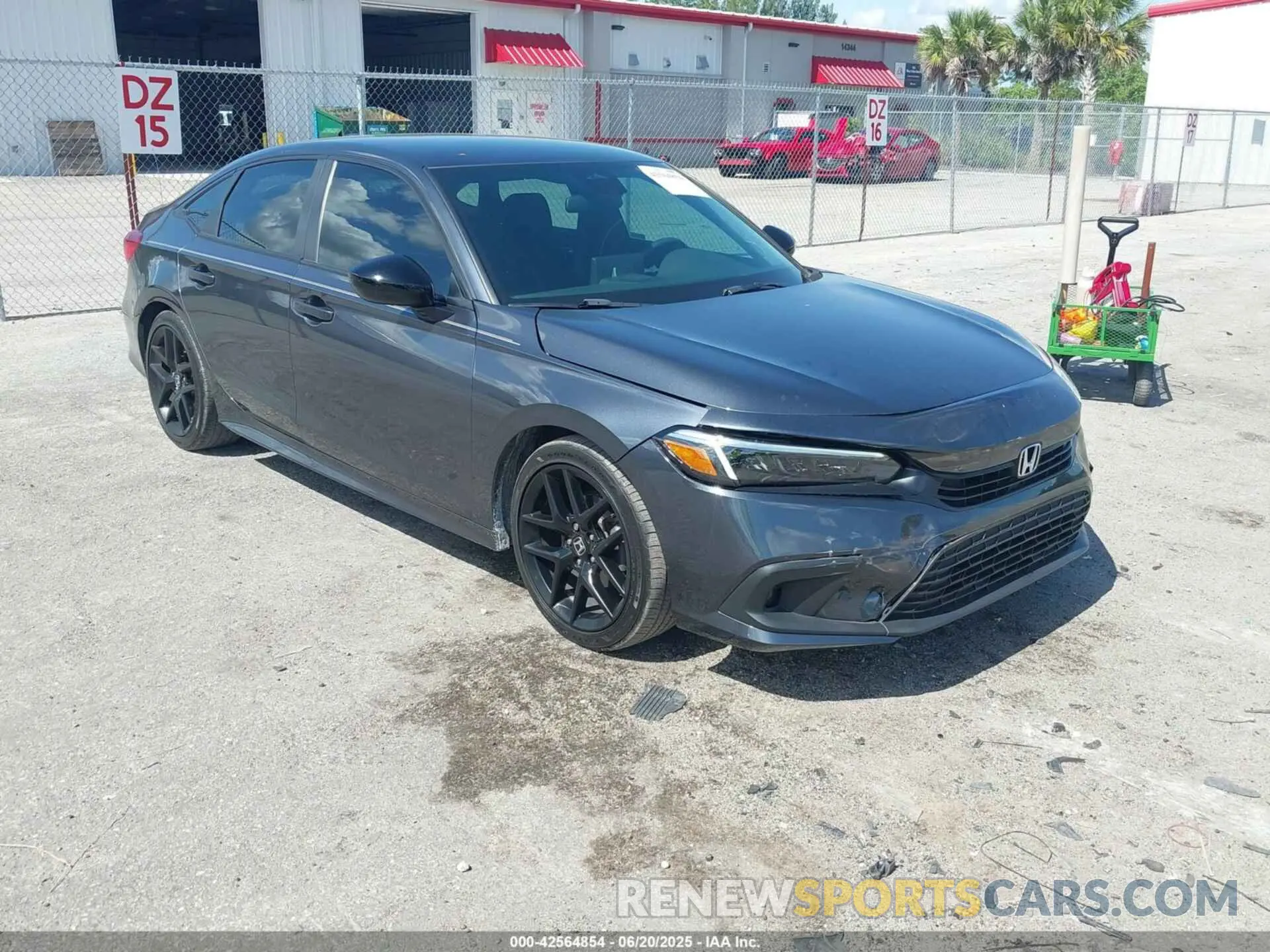 1 Photograph of a damaged car 2HGFE2F59PH506153 HONDA CIVIC 2023