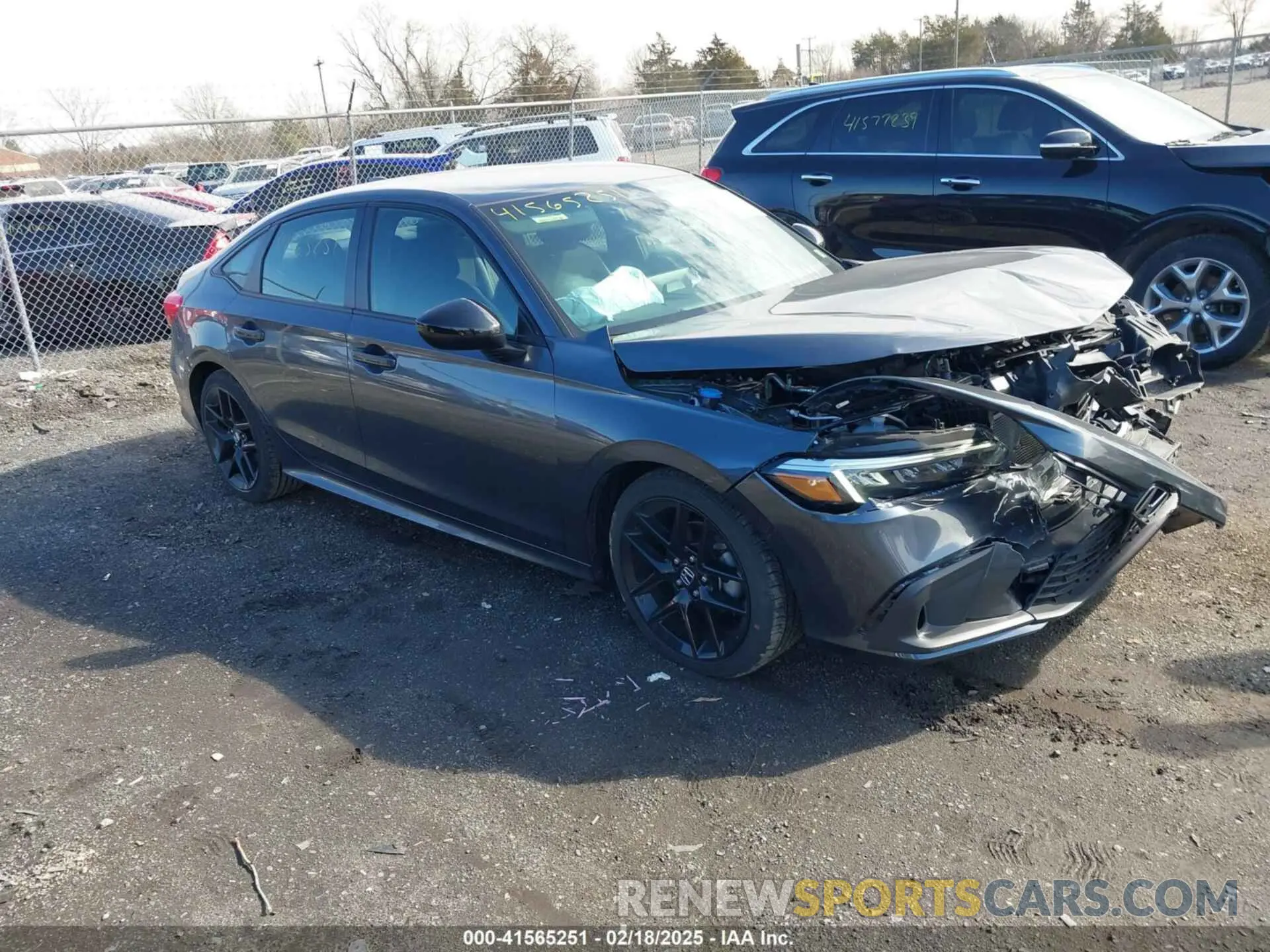 1 Photograph of a damaged car 2HGFE2F59PH558527 HONDA CIVIC 2023