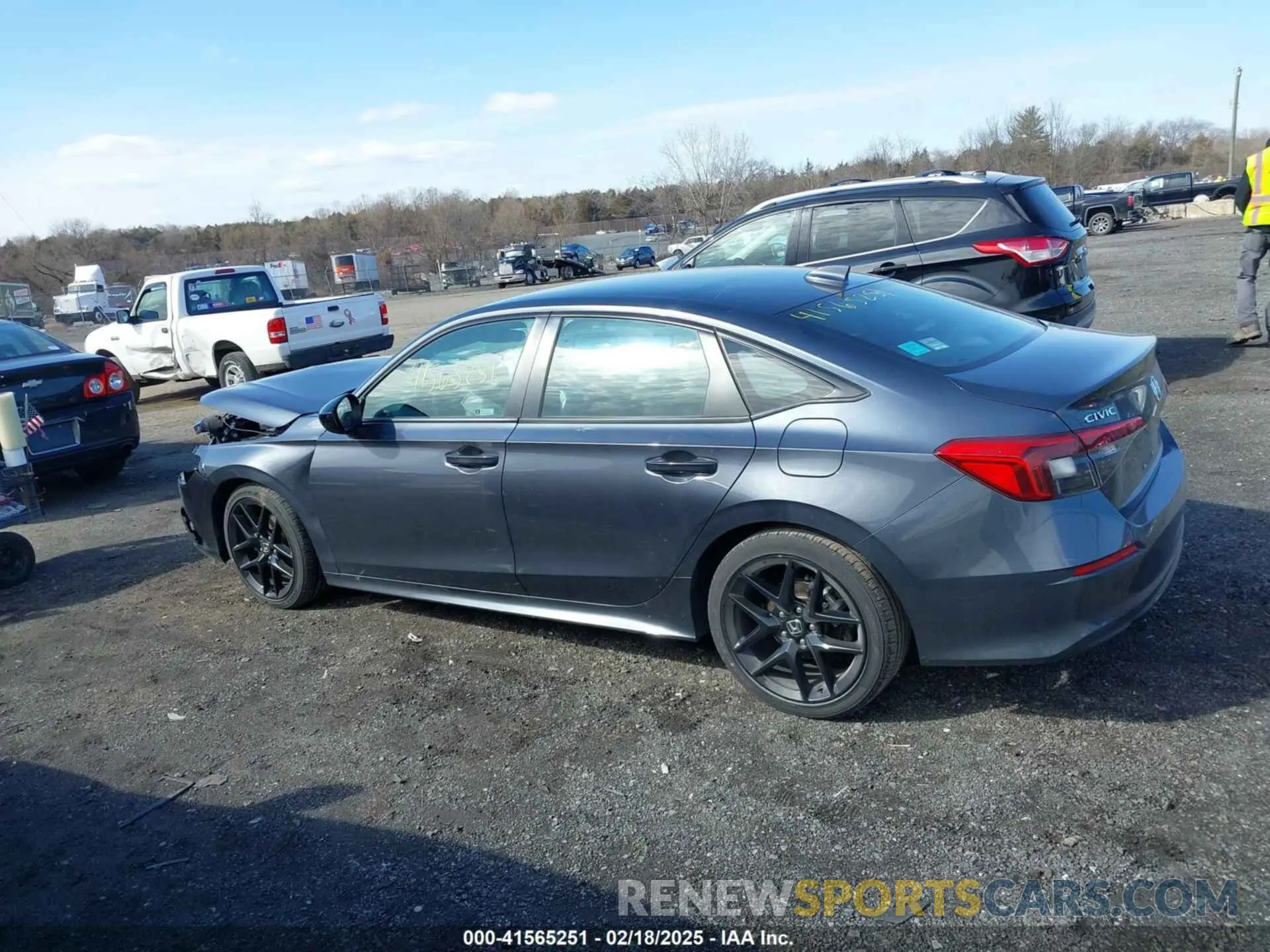 14 Photograph of a damaged car 2HGFE2F59PH558527 HONDA CIVIC 2023