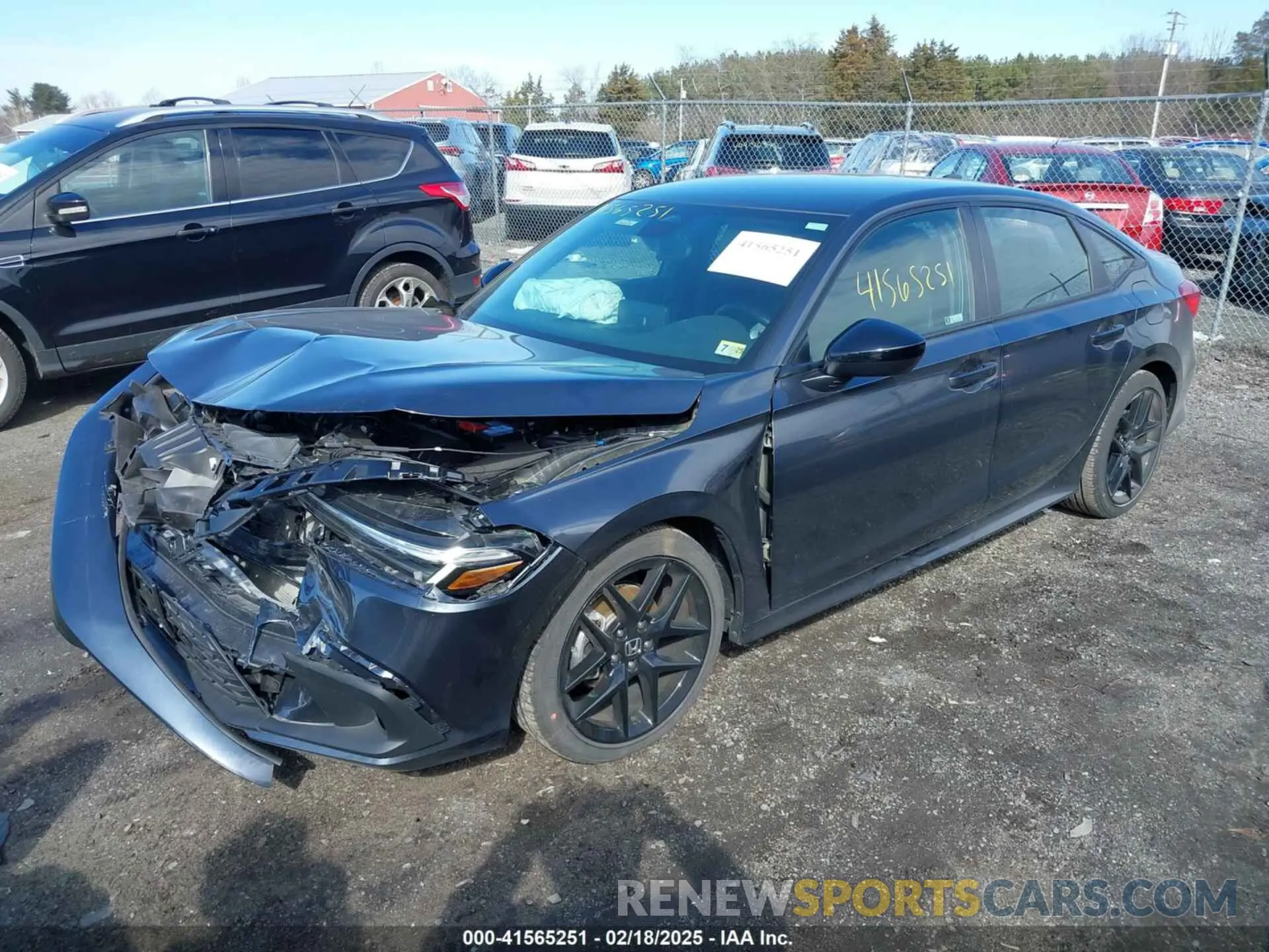 2 Photograph of a damaged car 2HGFE2F59PH558527 HONDA CIVIC 2023