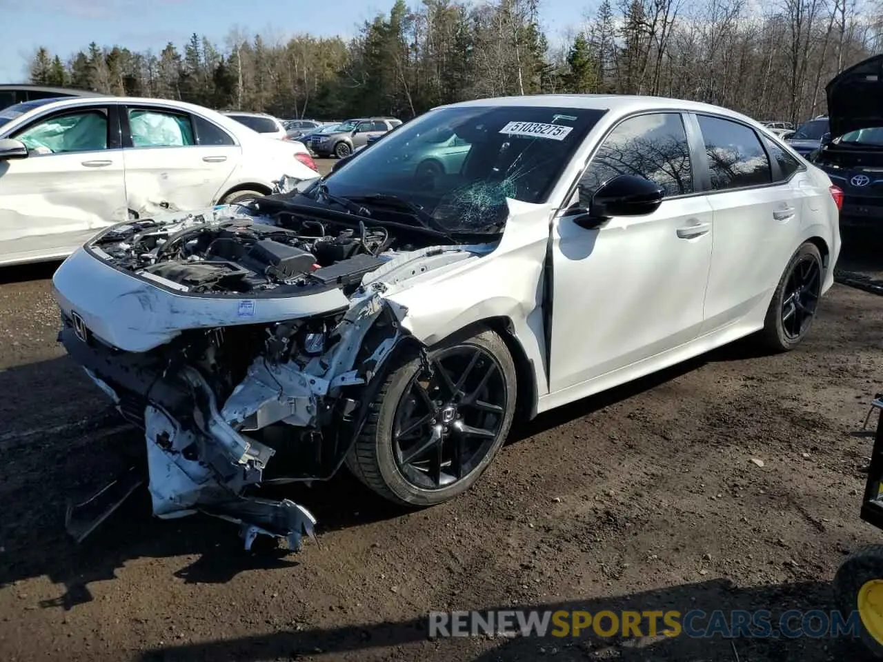 1 Photograph of a damaged car 2HGFE2F5XPH106666 HONDA CIVIC 2023