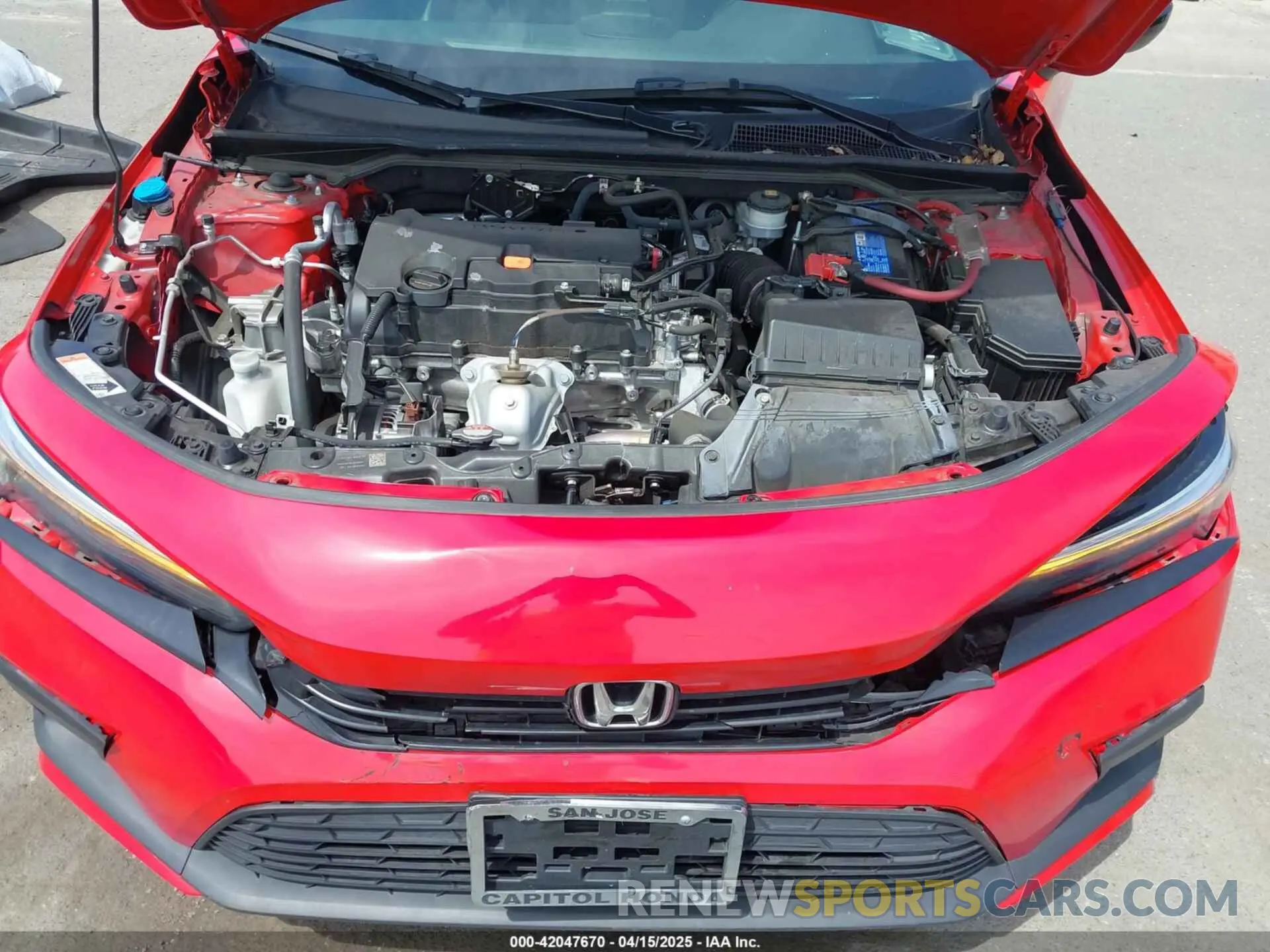 10 Photograph of a damaged car 2HGFE2F5XPH546581 HONDA CIVIC 2023