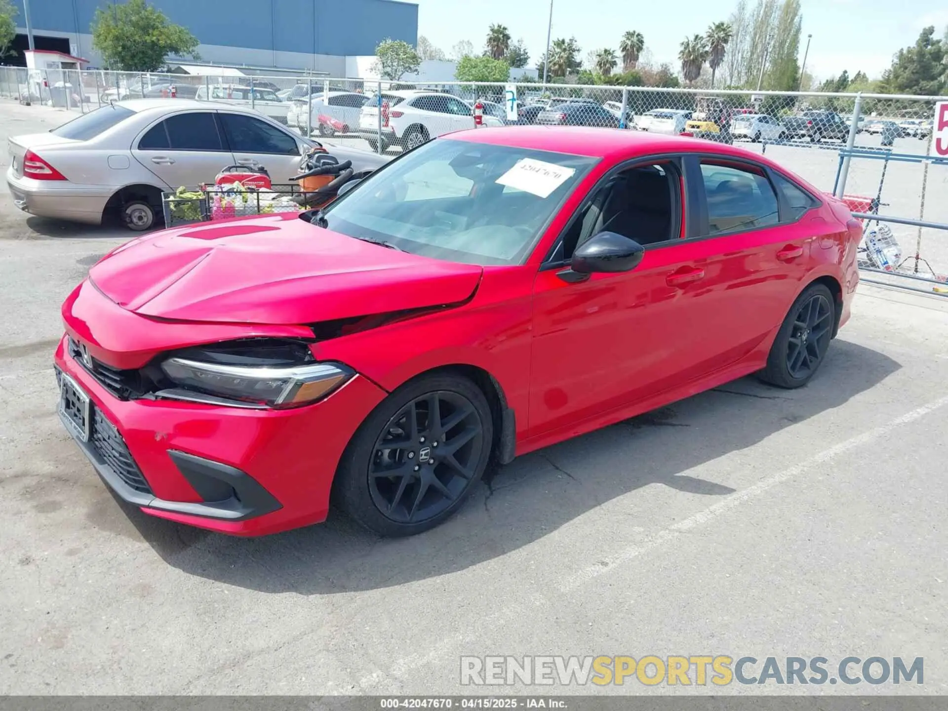 2 Photograph of a damaged car 2HGFE2F5XPH546581 HONDA CIVIC 2023
