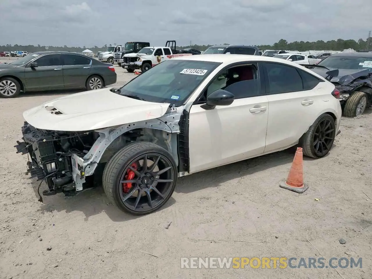 1 Photograph of a damaged car JHMFL5G42PX003179 HONDA CIVIC 2023