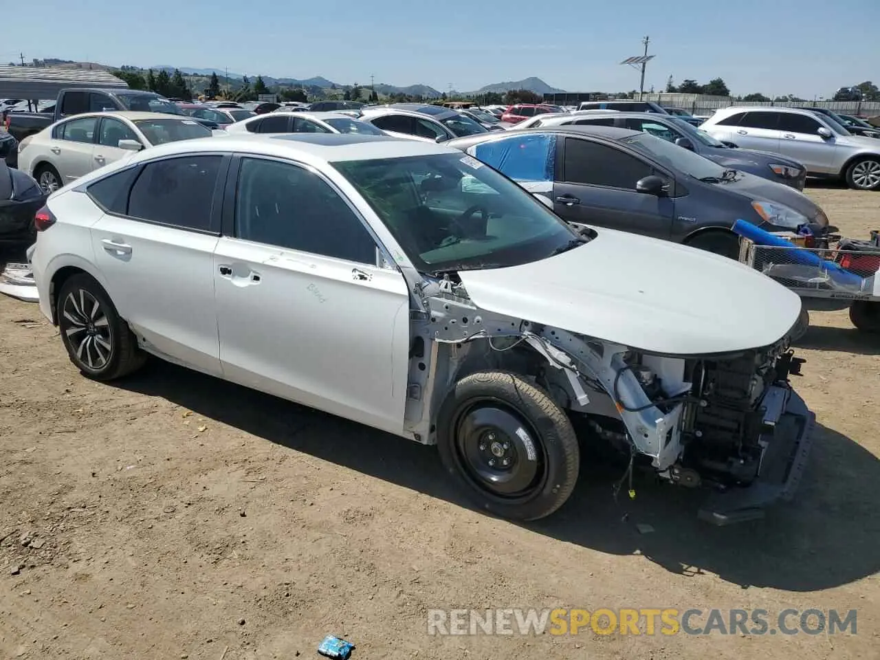 4 Photograph of a damaged car 19XFL1H71RE010212 HONDA CIVIC 2024