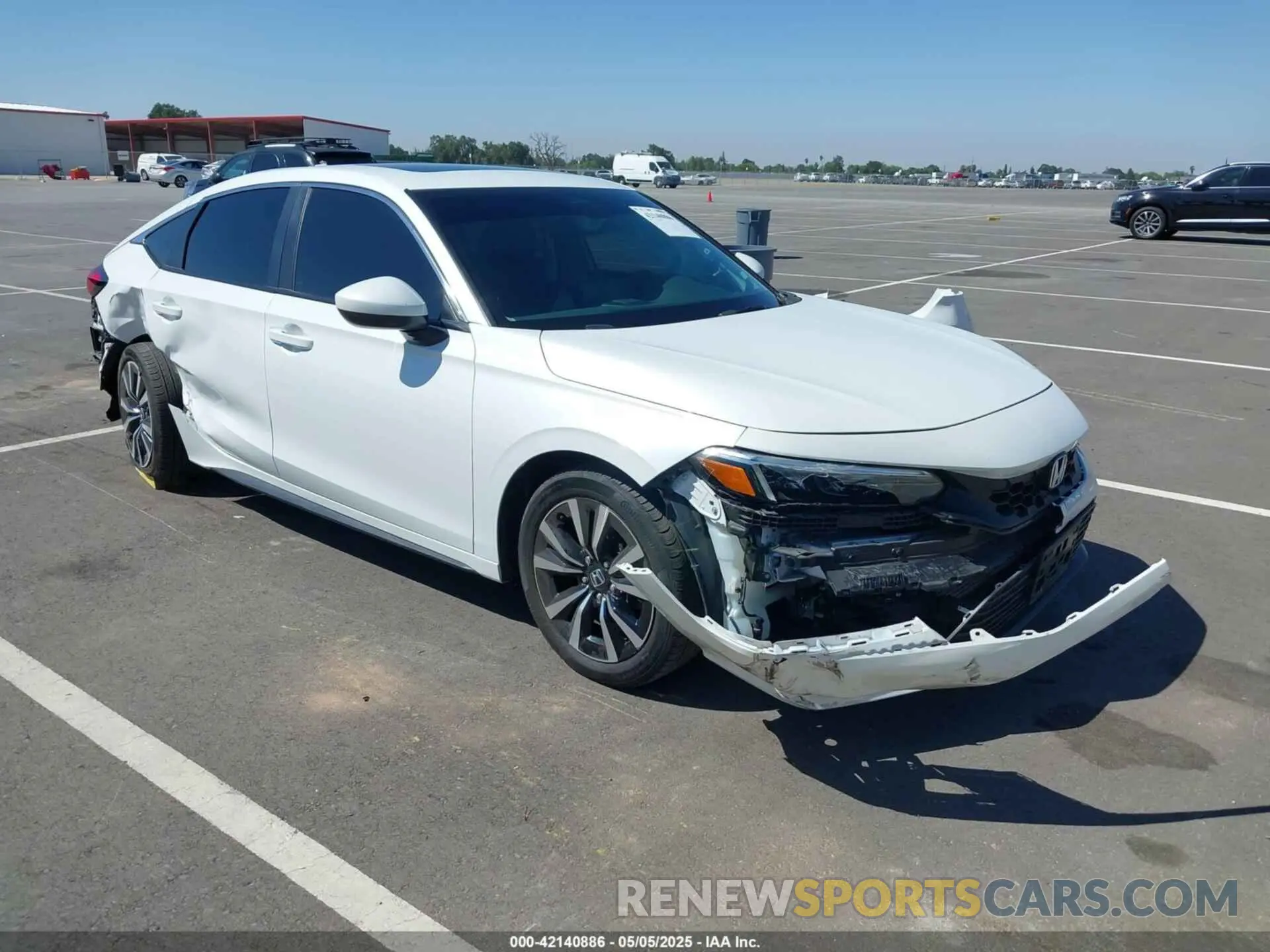 1 Photograph of a damaged car 19XFL1H74RE007787 HONDA CIVIC 2024