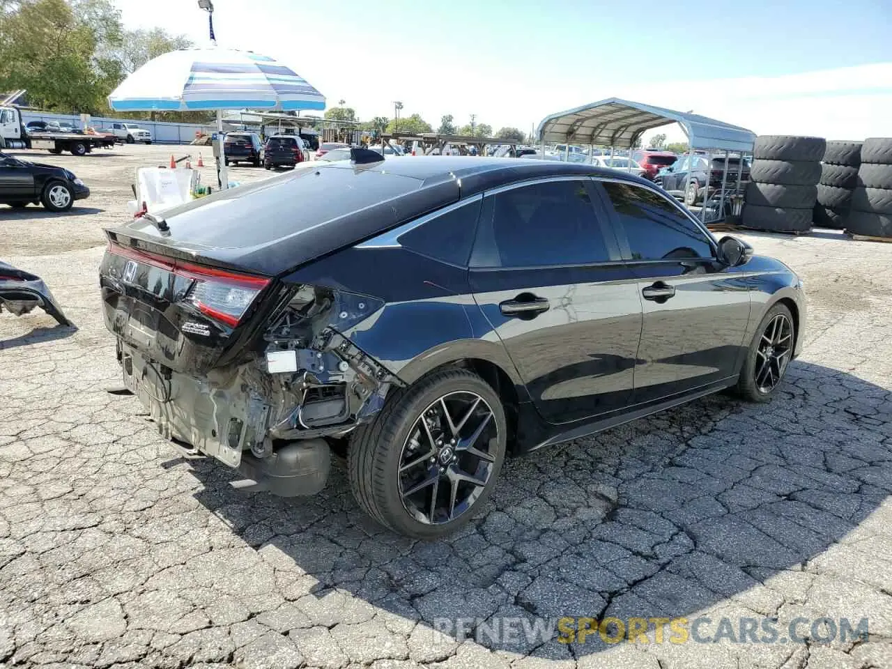 3 Photograph of a damaged car 19XFL1H84RE019396 HONDA CIVIC 2024