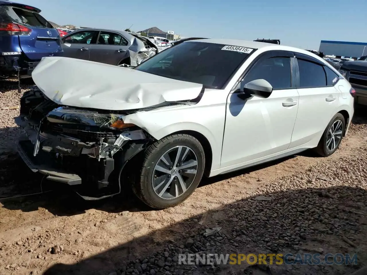 1 Photograph of a damaged car 19XFL2H50RE015549 HONDA CIVIC 2024