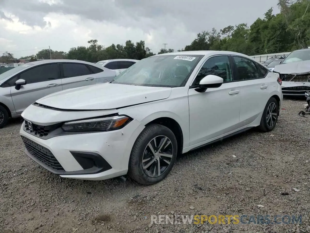 1 Photograph of a damaged car 19XFL2H57RE014740 HONDA CIVIC 2024