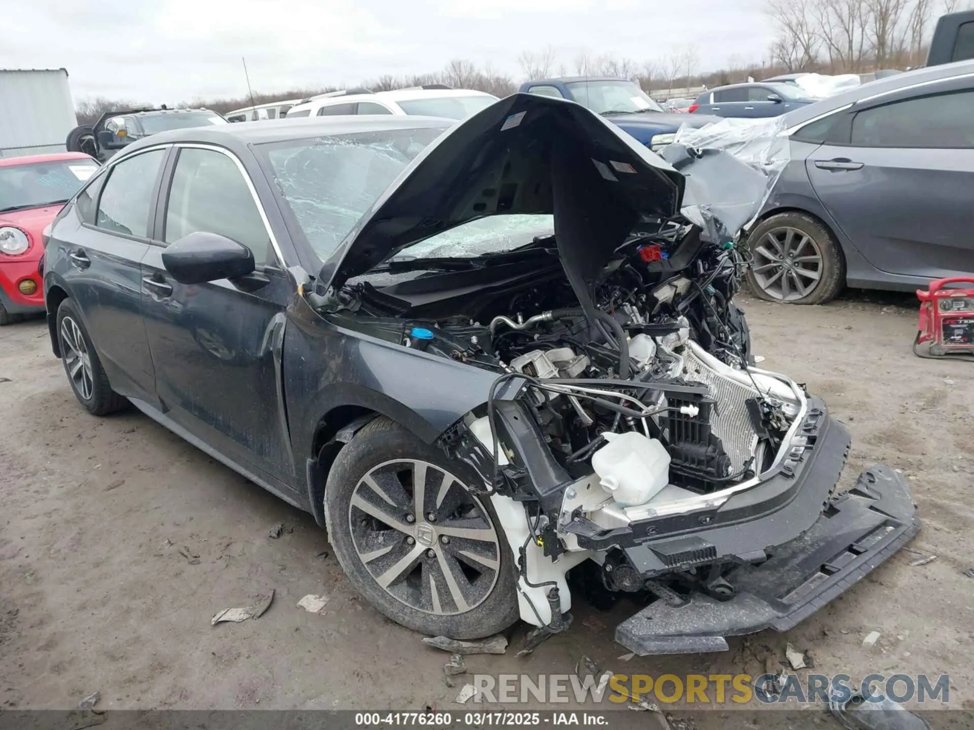 1 Photograph of a damaged car 19XFL2H5XRE023870 HONDA CIVIC 2024