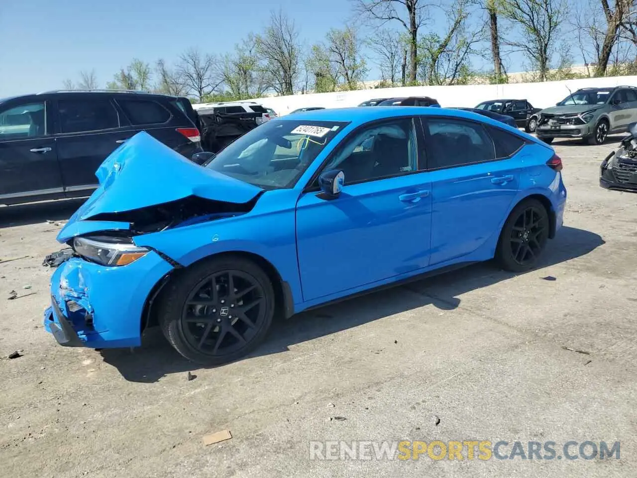 1 Photograph of a damaged car 19XFL2H82RE022996 HONDA CIVIC 2024