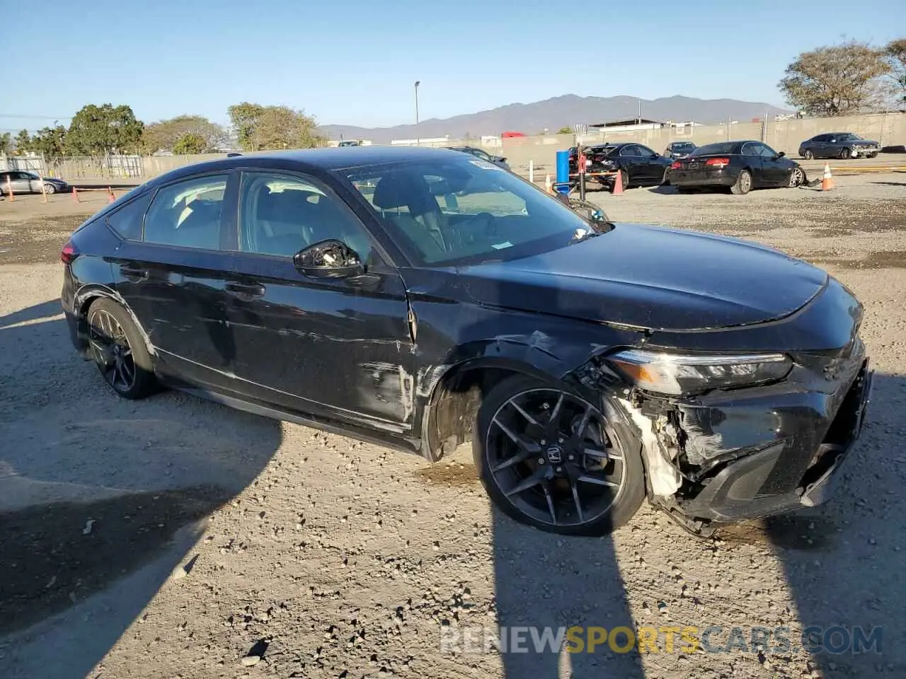 4 Photograph of a damaged car 19XFL2H83RE020156 HONDA CIVIC 2024