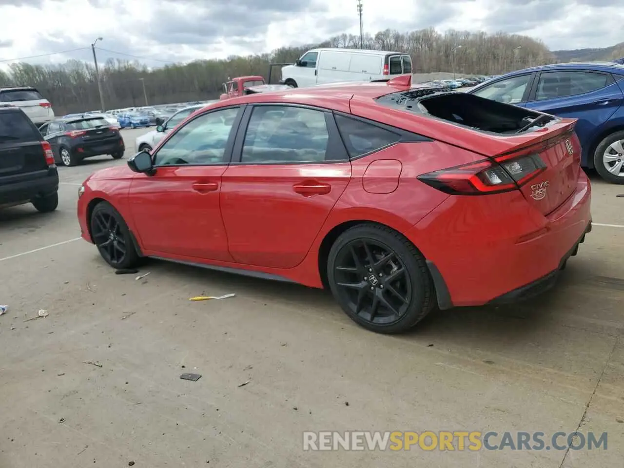 2 Photograph of a damaged car 19XFL2H84RE030887 HONDA CIVIC 2024