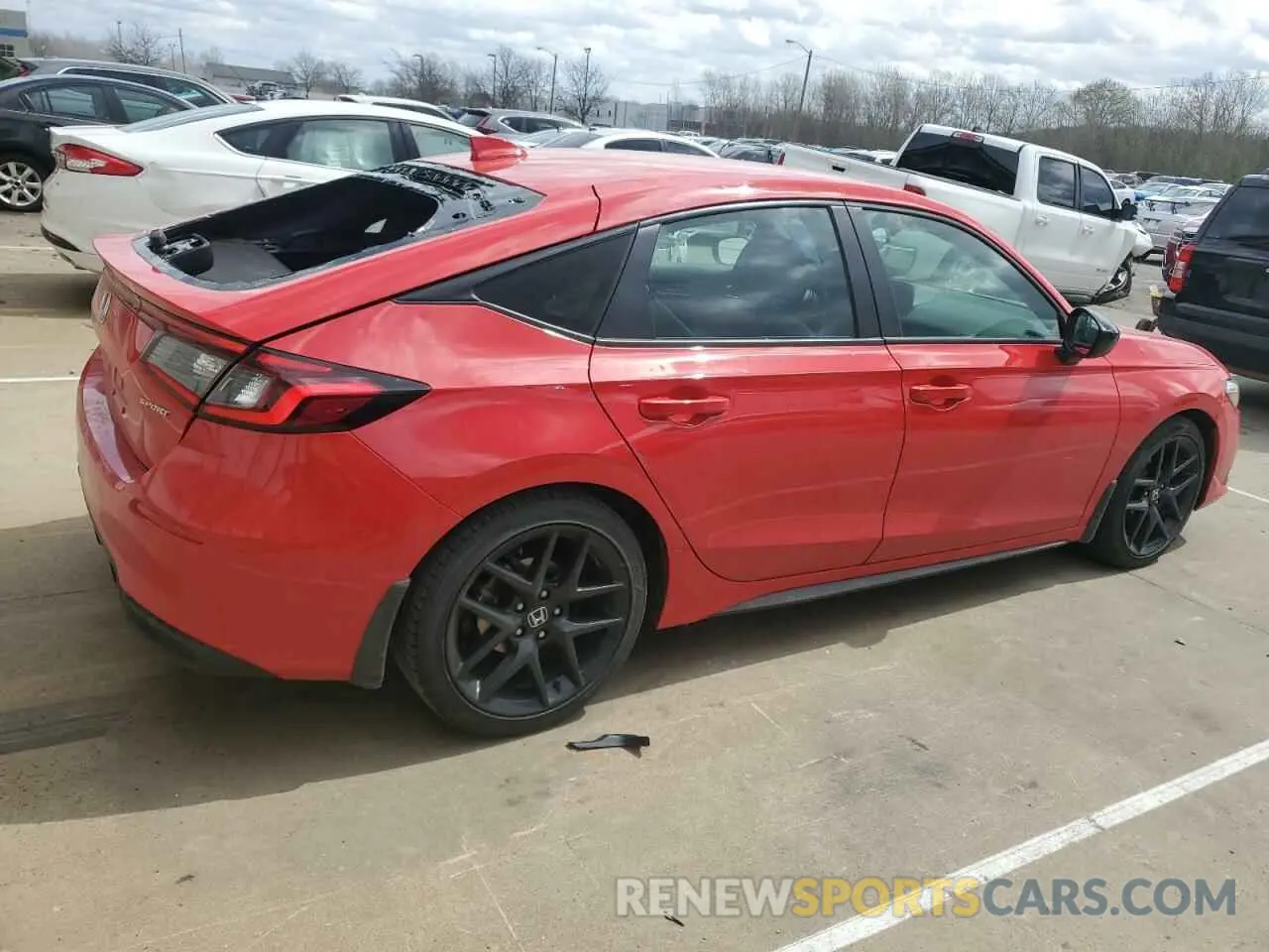 3 Photograph of a damaged car 19XFL2H84RE030887 HONDA CIVIC 2024