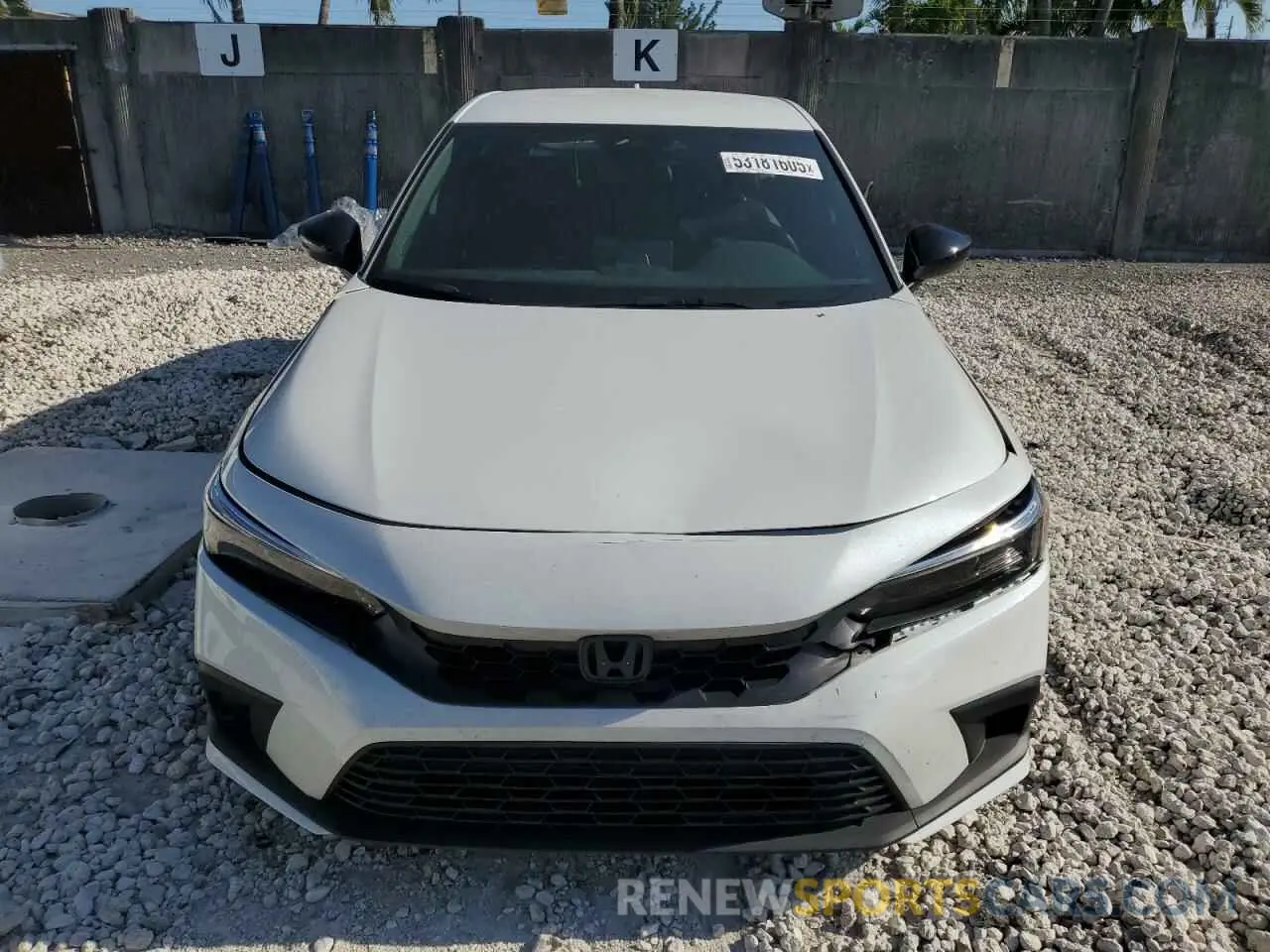 5 Photograph of a damaged car 19XFL2H84RE039072 HONDA CIVIC 2024