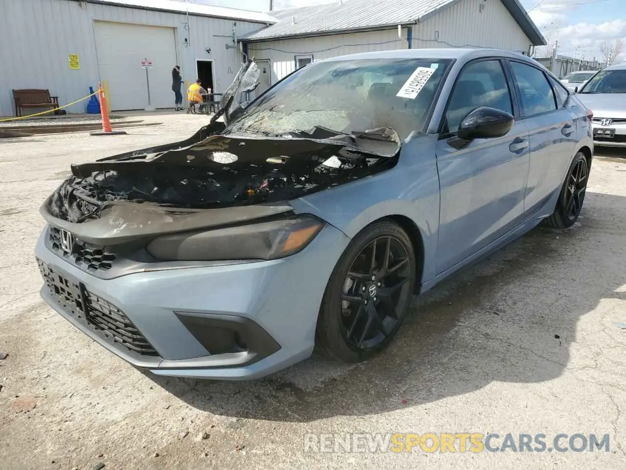 1 Photograph of a damaged car 19XFL2H89RE032649 HONDA CIVIC 2024