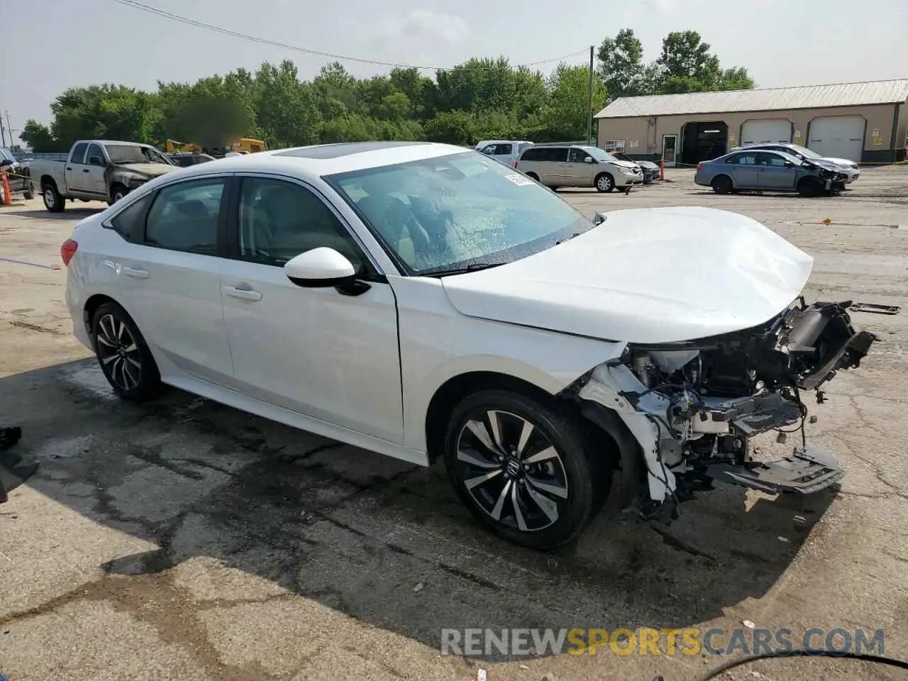 4 Photograph of a damaged car 2HGFE1F70RH340703 HONDA CIVIC 2024