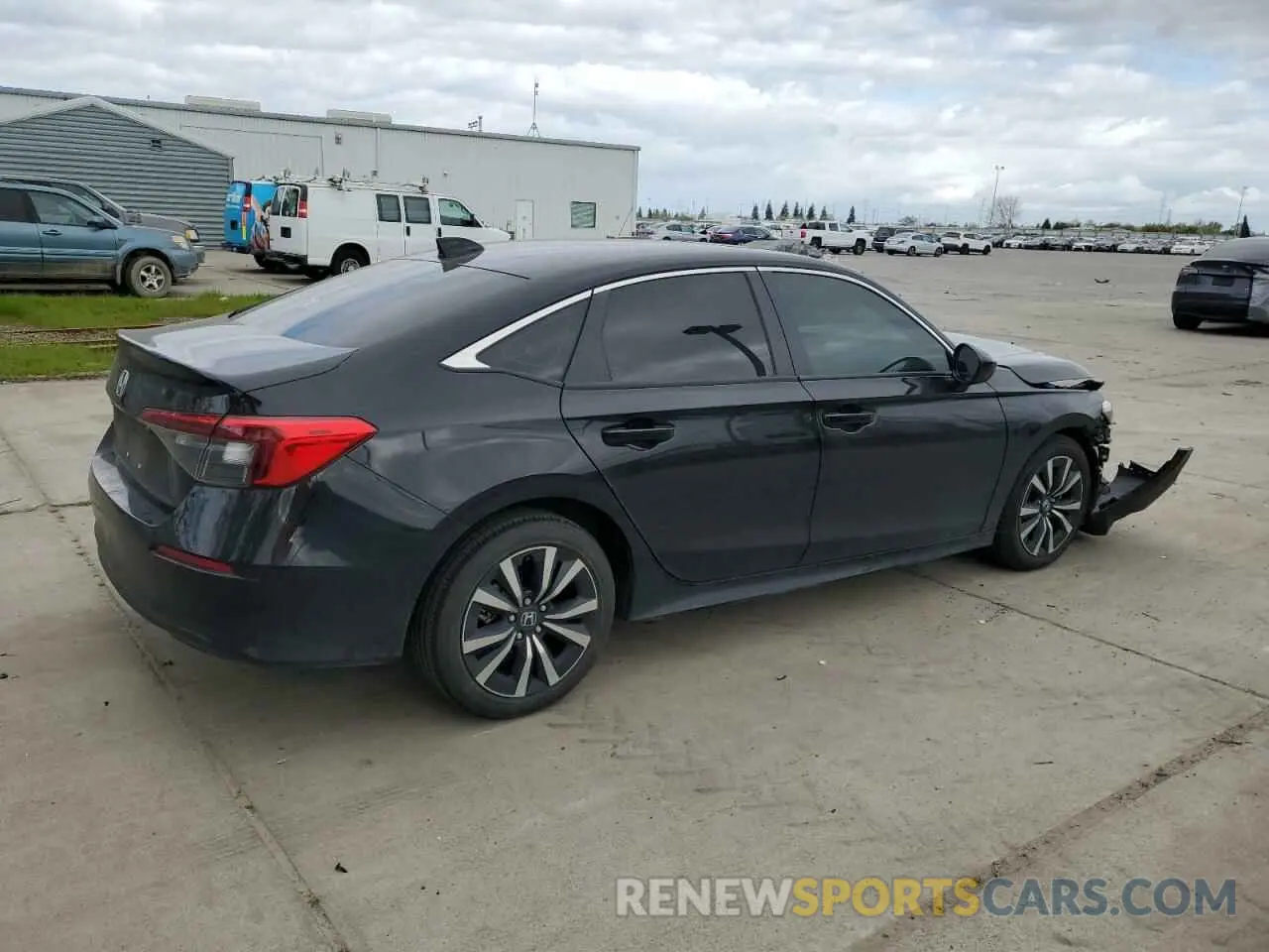 3 Photograph of a damaged car 2HGFE1F71RH302090 HONDA CIVIC 2024