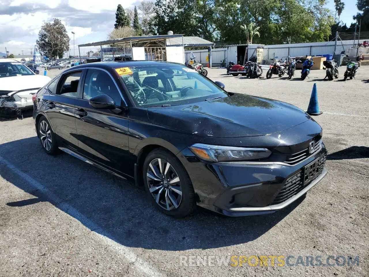 4 Photograph of a damaged car 2HGFE1F71RH318872 HONDA CIVIC 2024