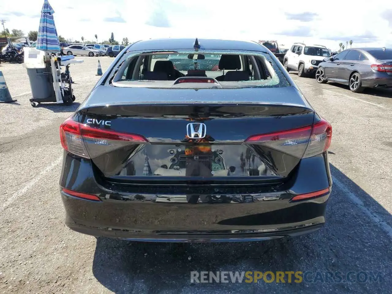 6 Photograph of a damaged car 2HGFE1F71RH318872 HONDA CIVIC 2024