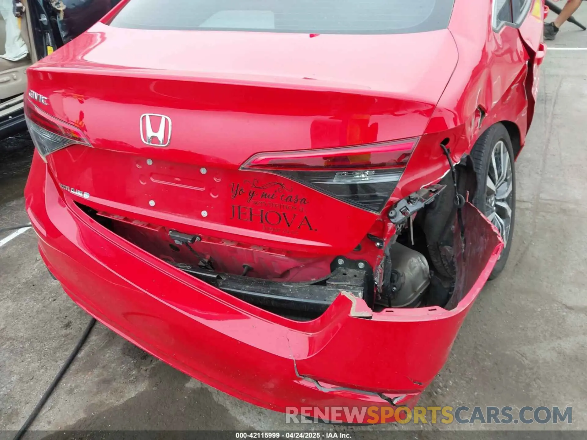 6 Фотография поврежденного автомобиля 2HGFE1F73RH331185 HONDA CIVIC 2024