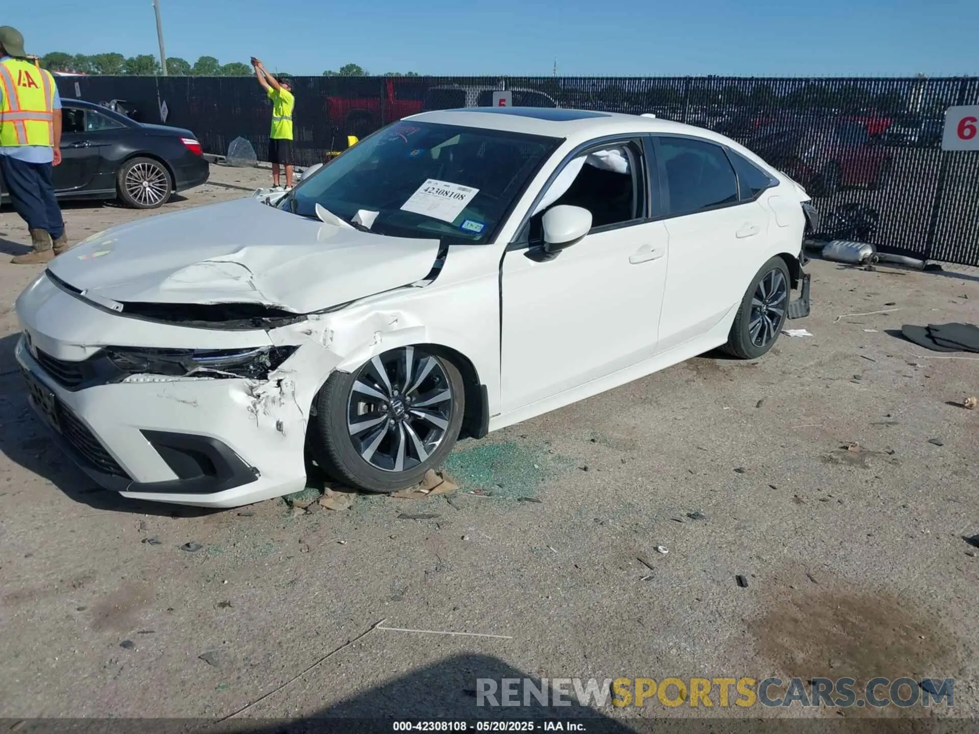 2 Photograph of a damaged car 2HGFE1F74RH304514 HONDA CIVIC 2024