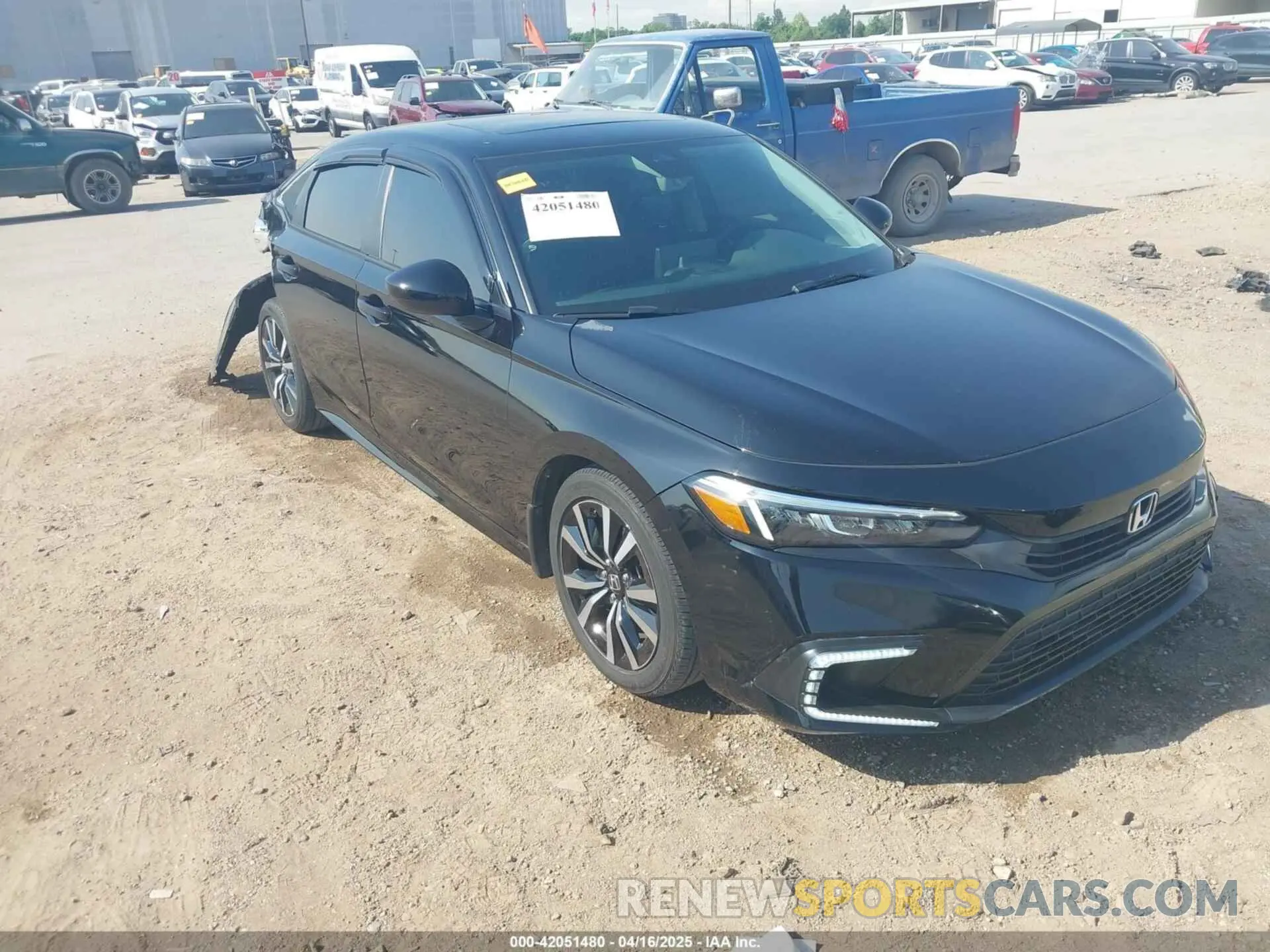 1 Photograph of a damaged car 2HGFE1F75RH305073 HONDA CIVIC 2024