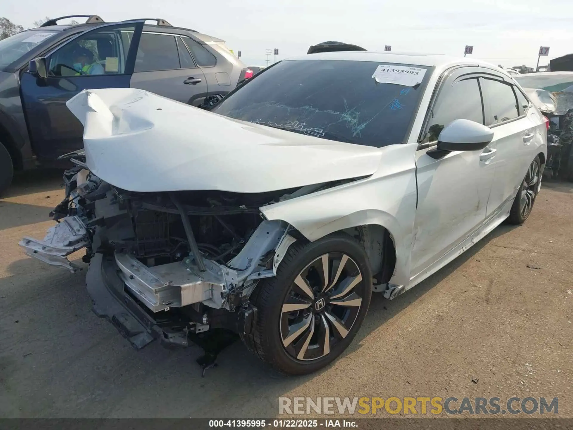 2 Photograph of a damaged car 2HGFE1F76RH314123 HONDA CIVIC 2024