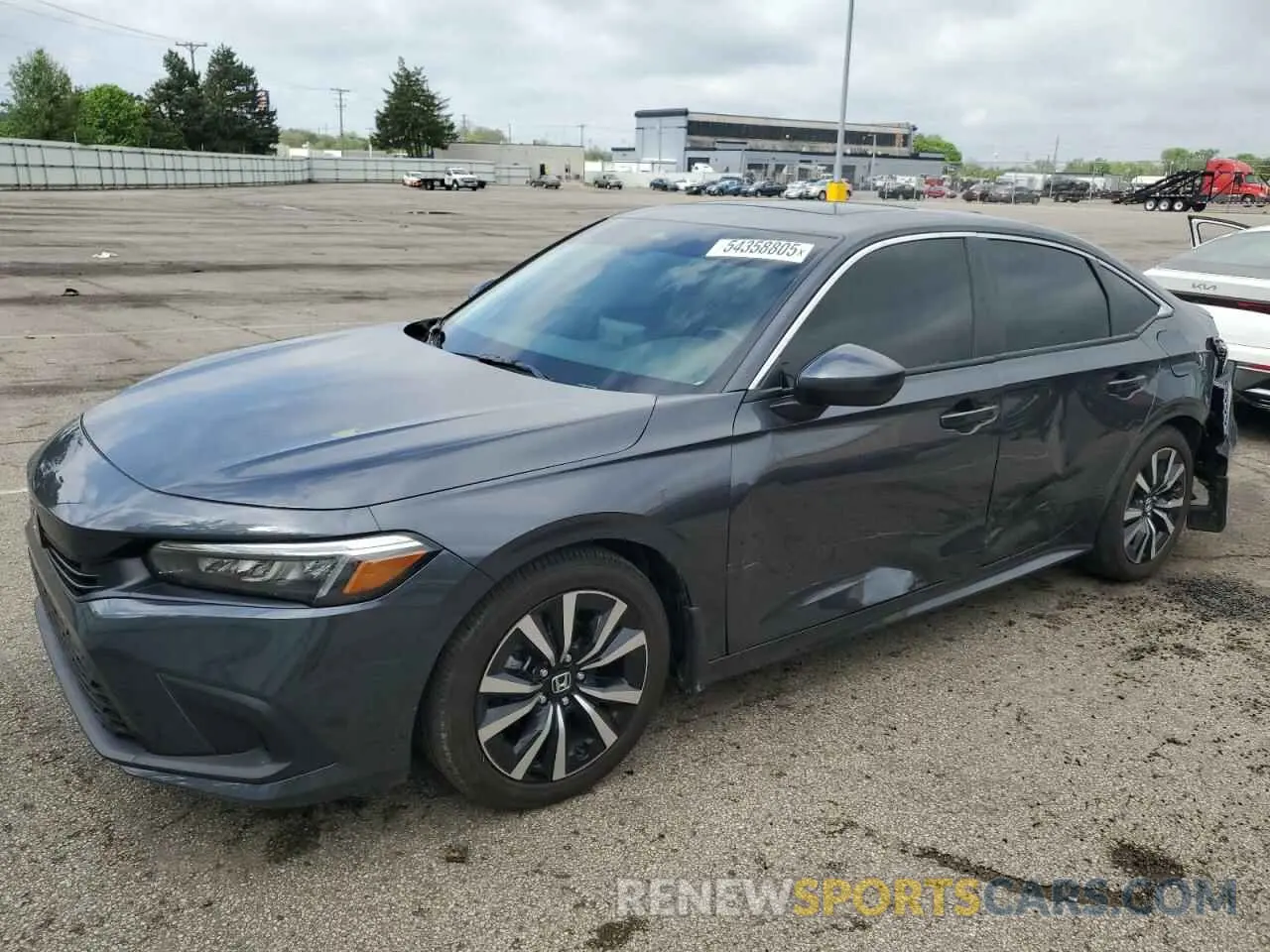 1 Photograph of a damaged car 2HGFE1F76RH319547 HONDA CIVIC 2024